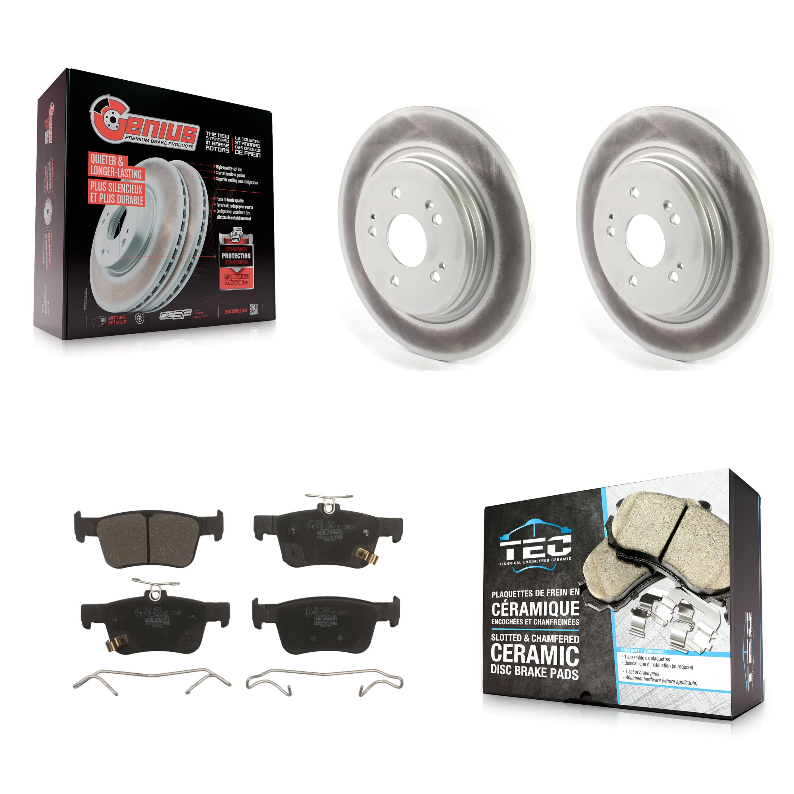 Transit Auto - KGT-102221 - Rear Disc Brake Kits image 1