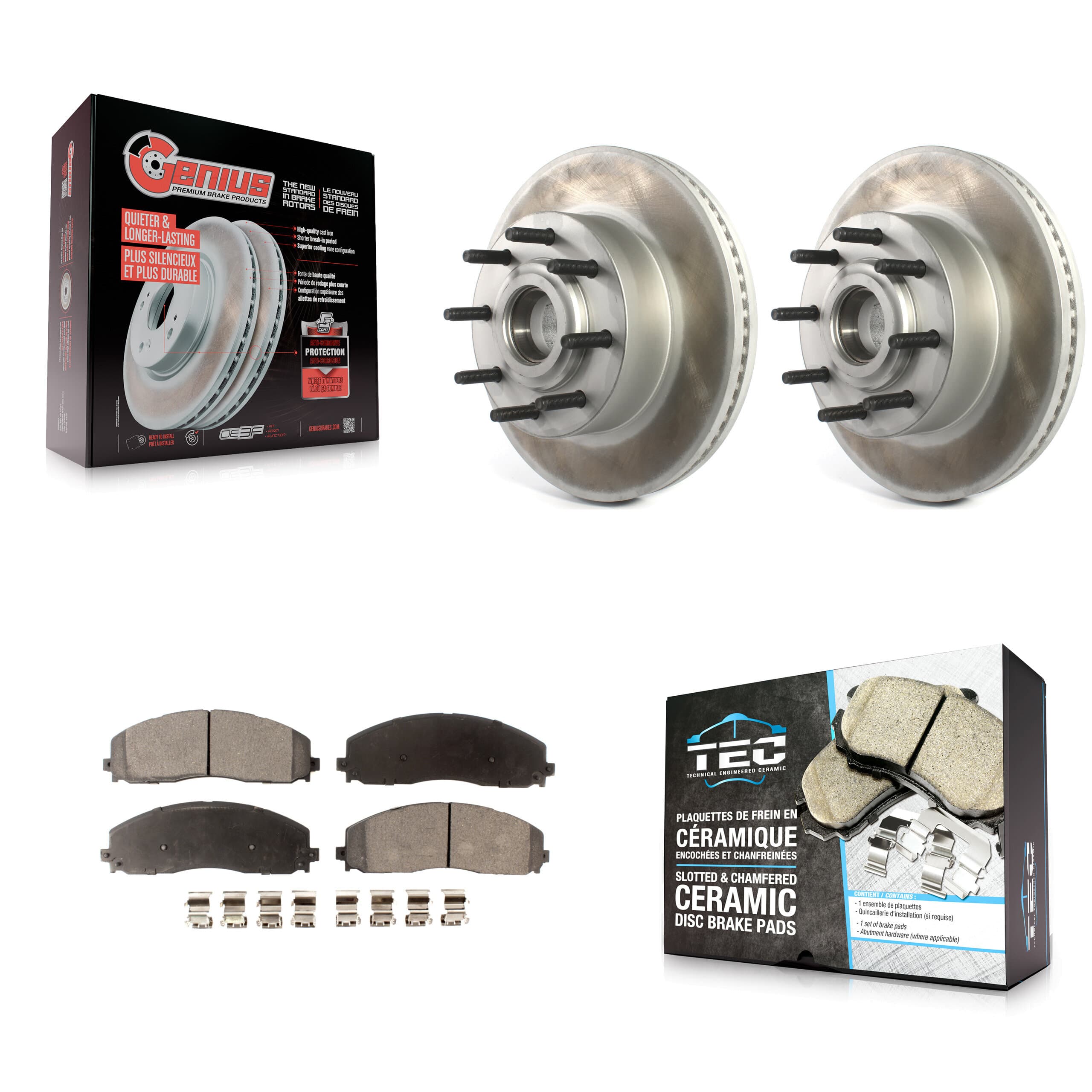 Transit Auto - KGT-102225 - Front Disc Brake Kits image 1