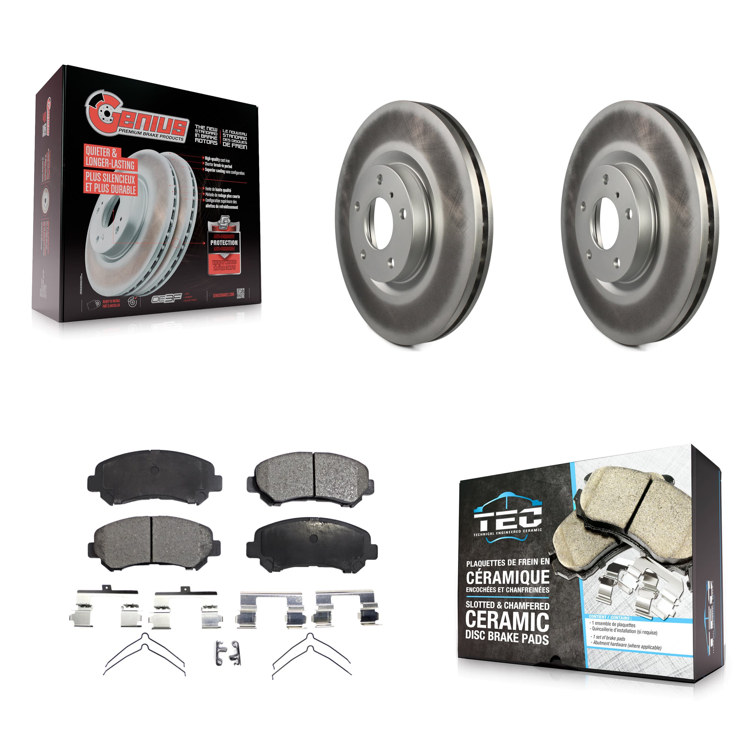 Transit Auto - KGT-102248 - Front Disc Brake Kits image 1