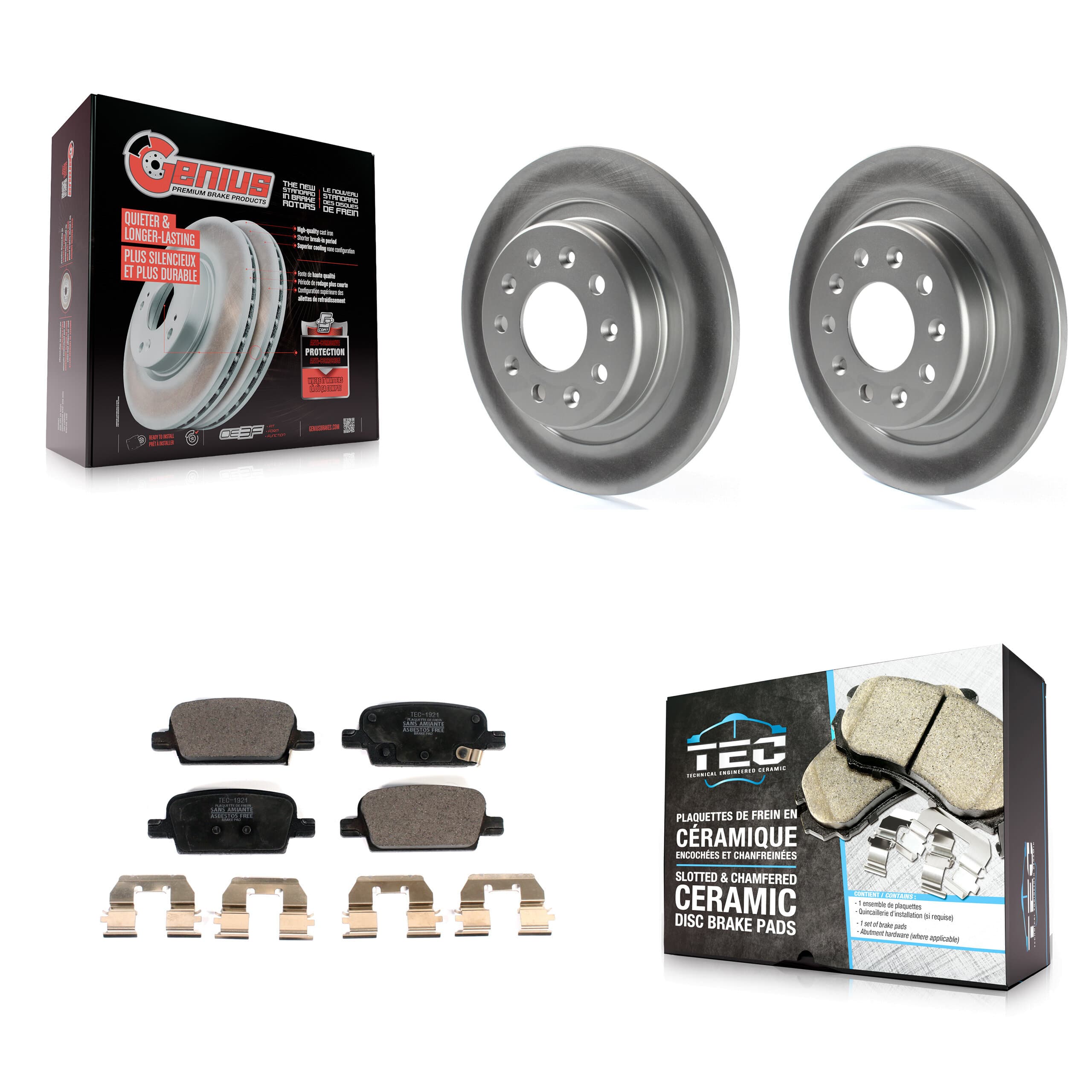 Transit Auto - KGT-102285 - Rear Disc Brake Kits image 1