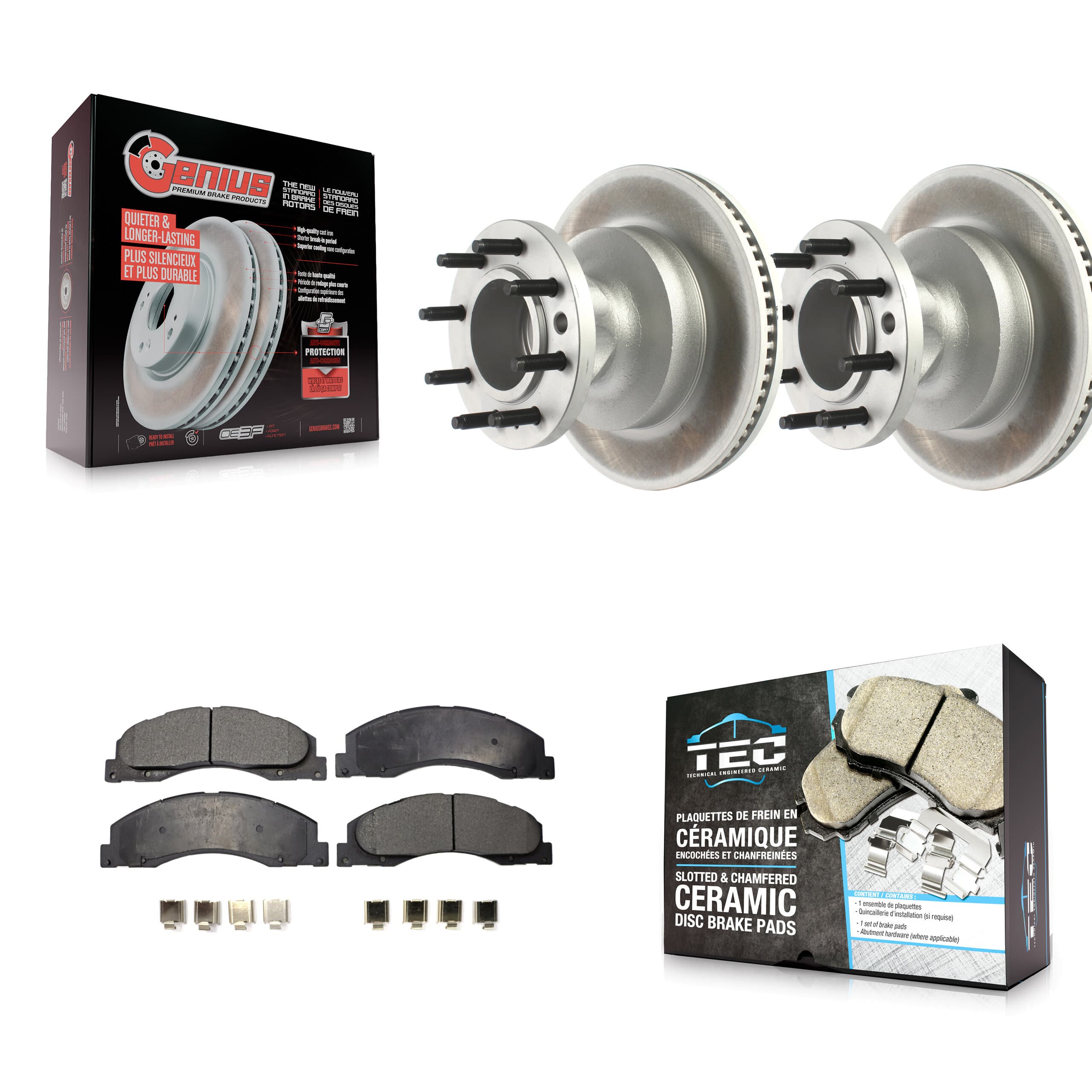 Transit Auto - KGT-102374 - Front Disc Brake Kits image 1