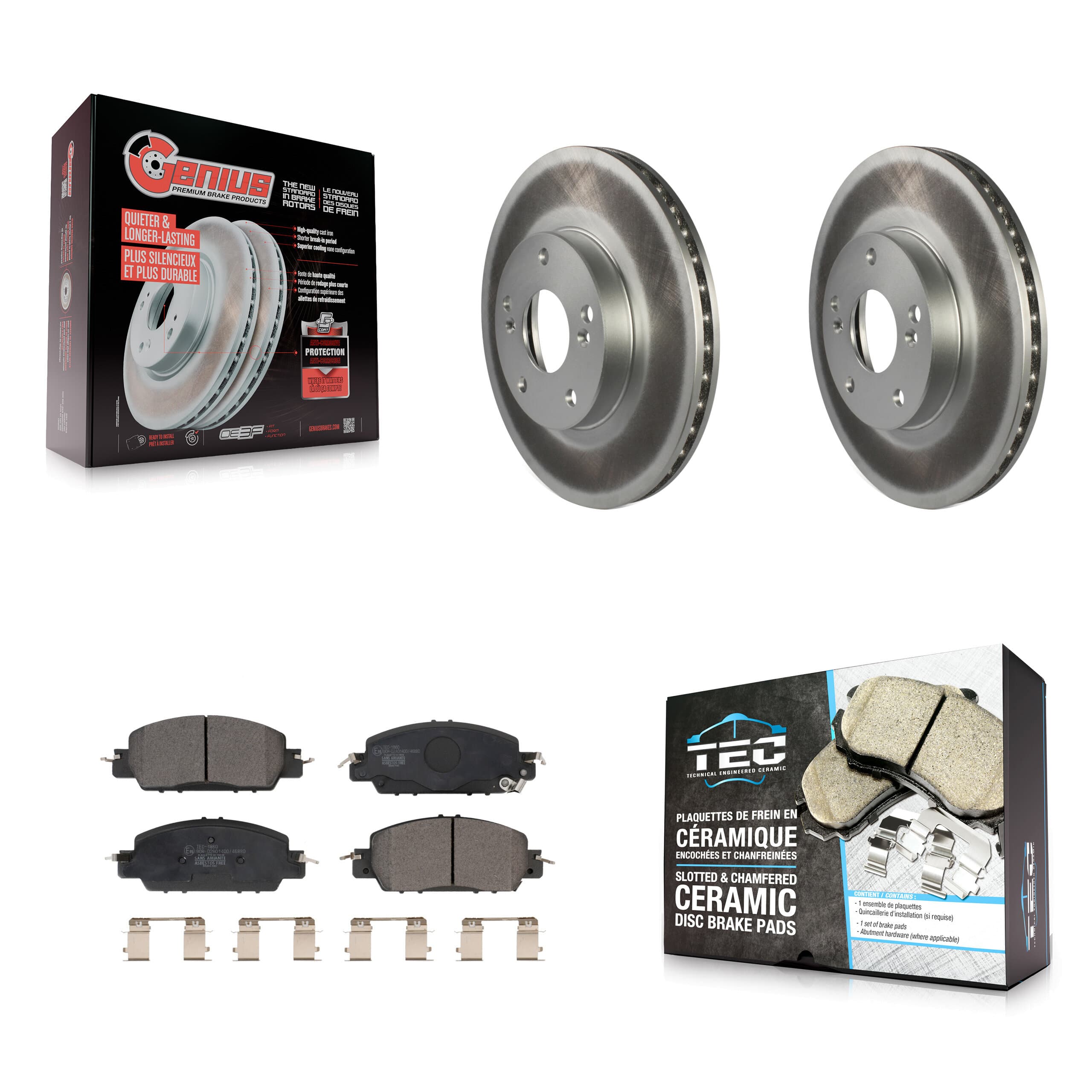 Transit Auto - KGT-102402 - Front Disc Brake Kits image 1