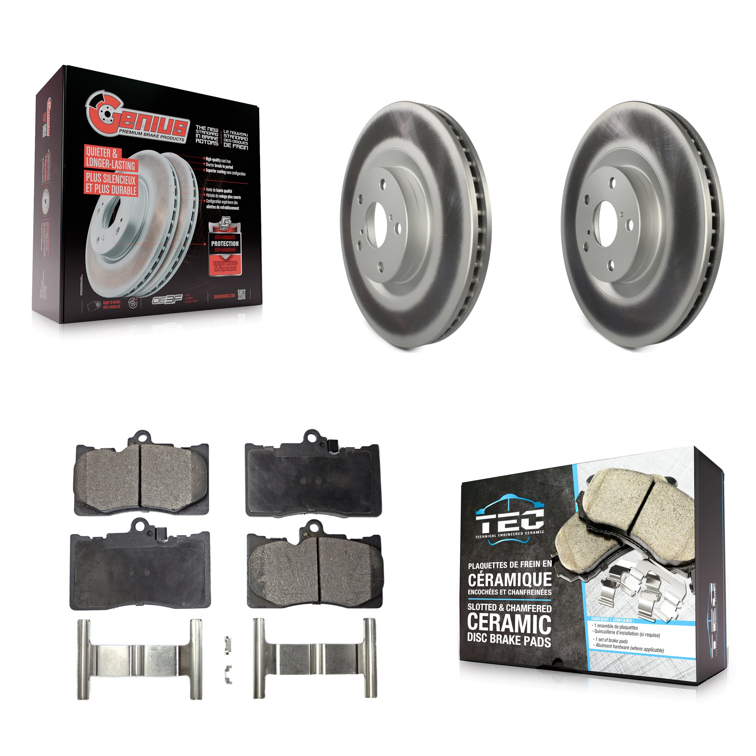 Transit Auto - KGT-102434 - Front Disc Brake Kits image 1