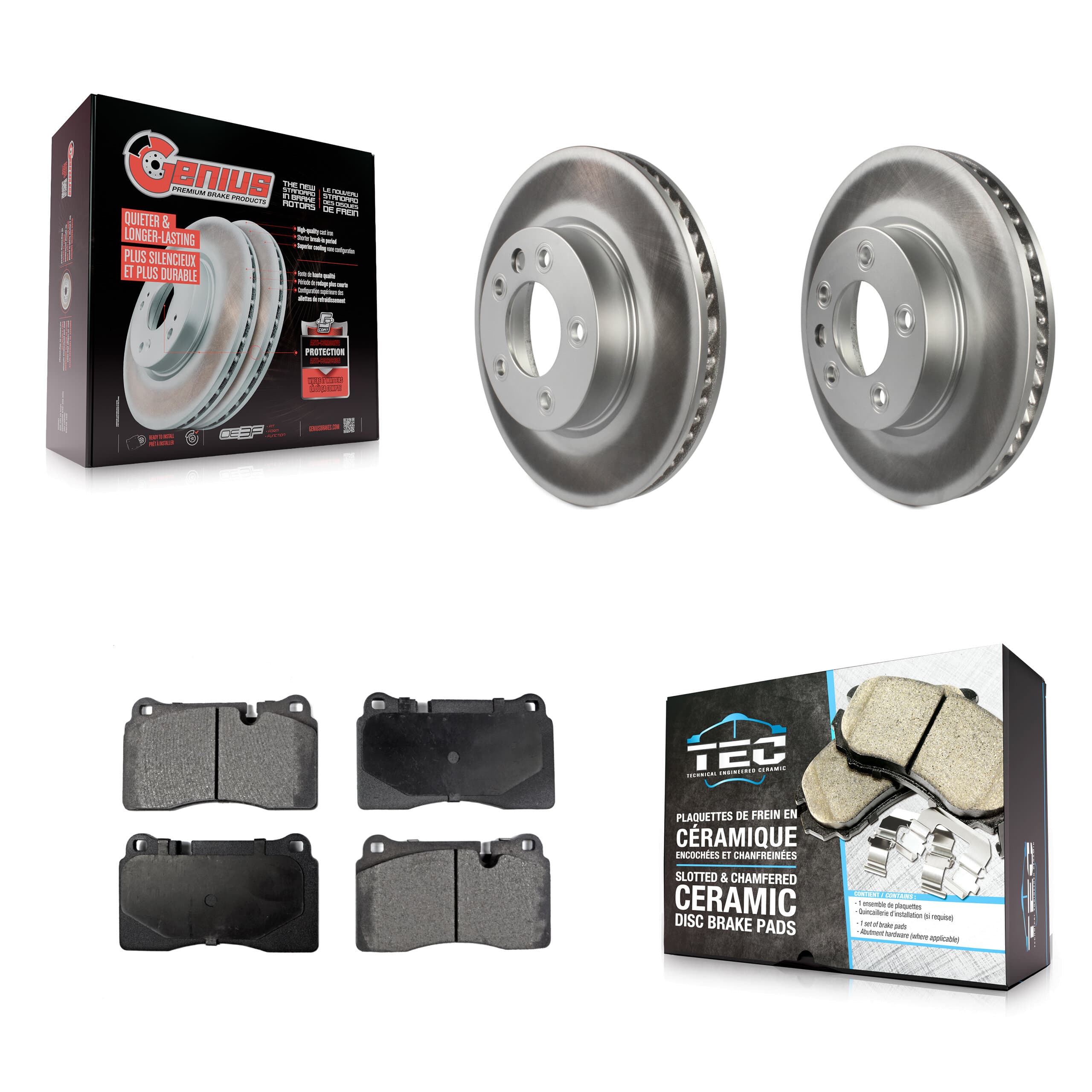Transit Auto - KGT-102439 - Front Disc Brake Kits image 1