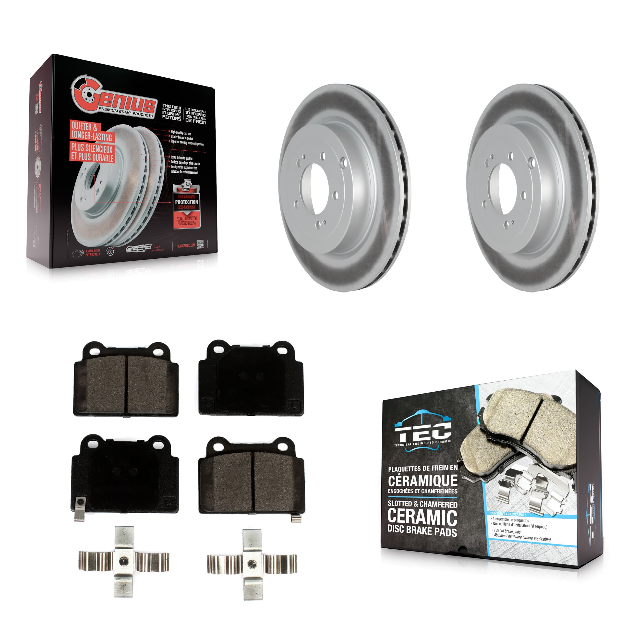 Transit Auto - KGT-102482 - Rear Disc Brake Kits image 1