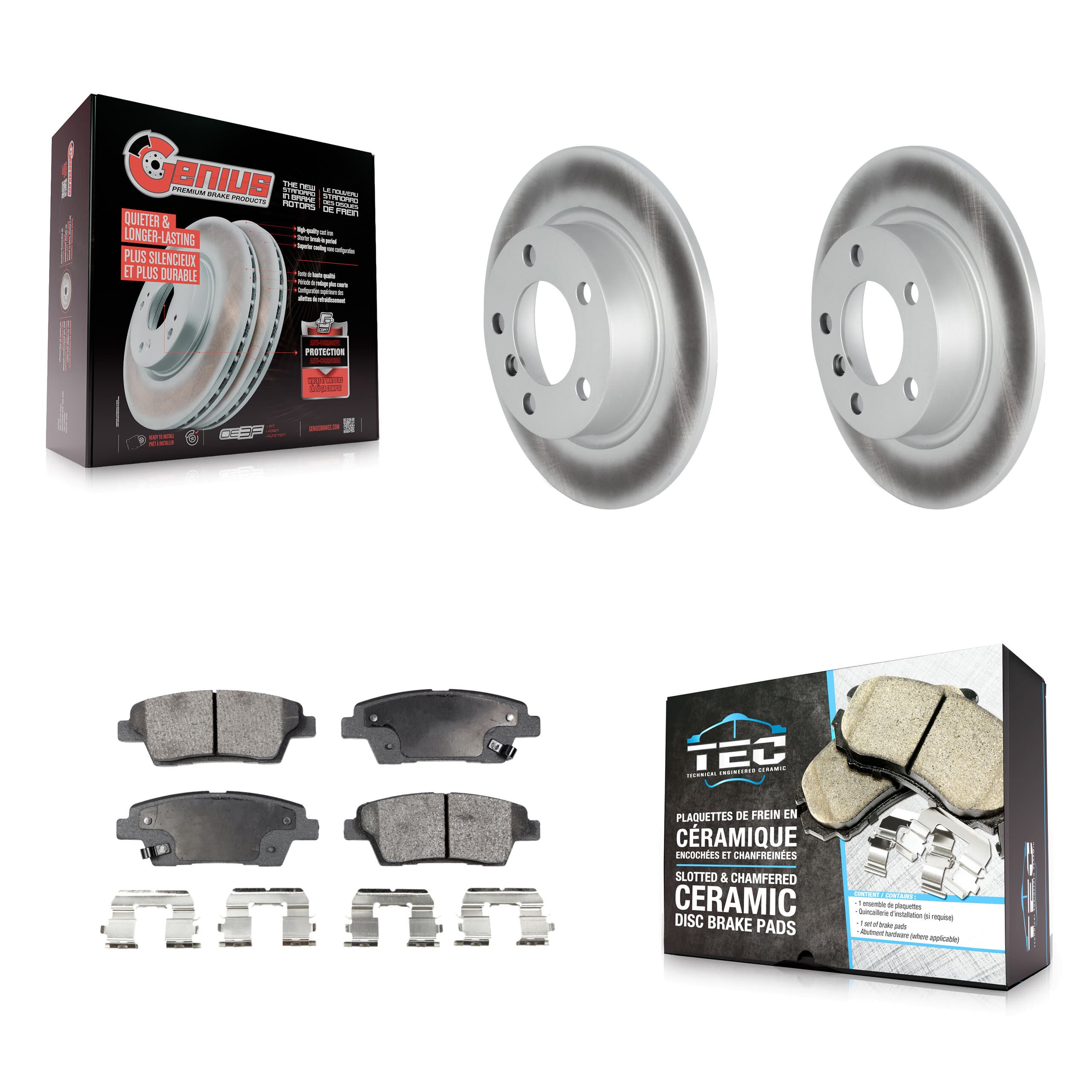 Transit Auto - KGT-102485 - Rear Disc Brake Kits image 1