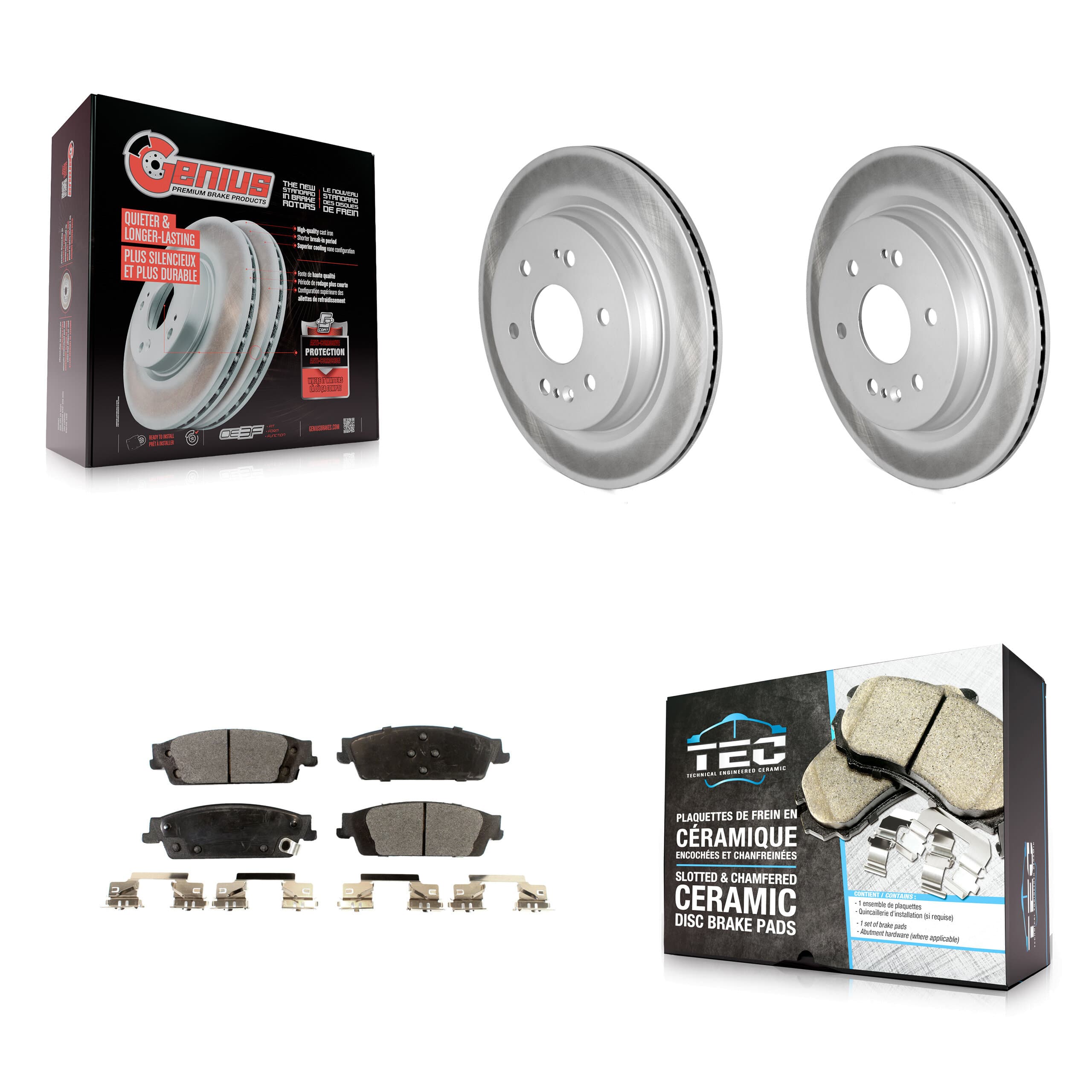 Transit Auto - KGT-102573 - Rear Disc Brake Kits image 1