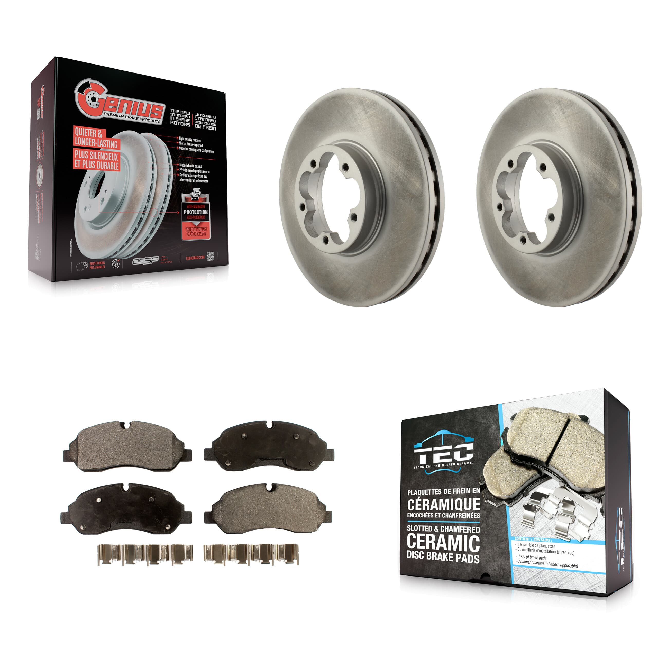 Transit Auto - KGT-102595 - Front Disc Brake Kits image 1