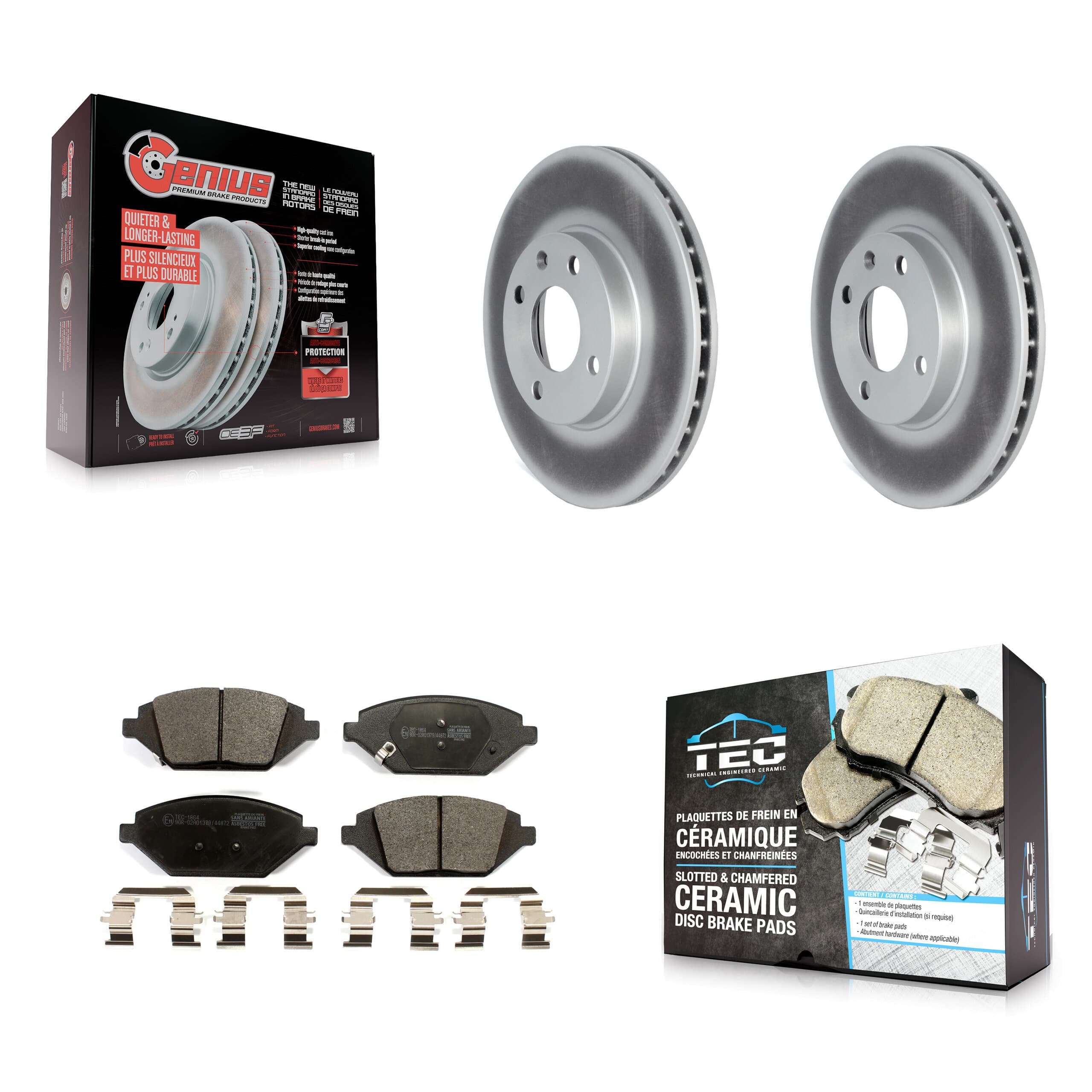Transit Auto - KGT-102603 - Front Disc Brake Kits image 1