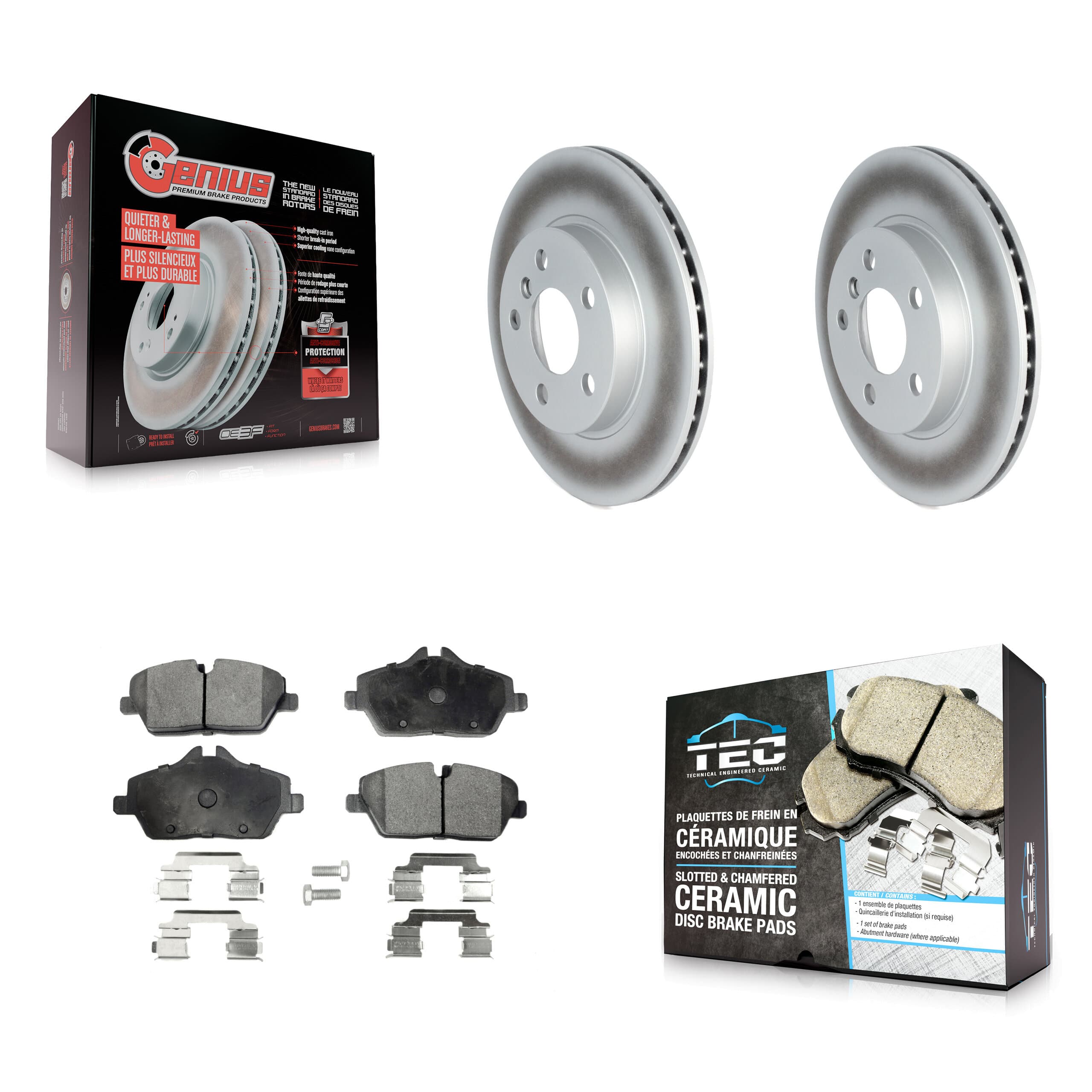 Transit Auto - KGT-102604 - Front Disc Brake Kits image 1