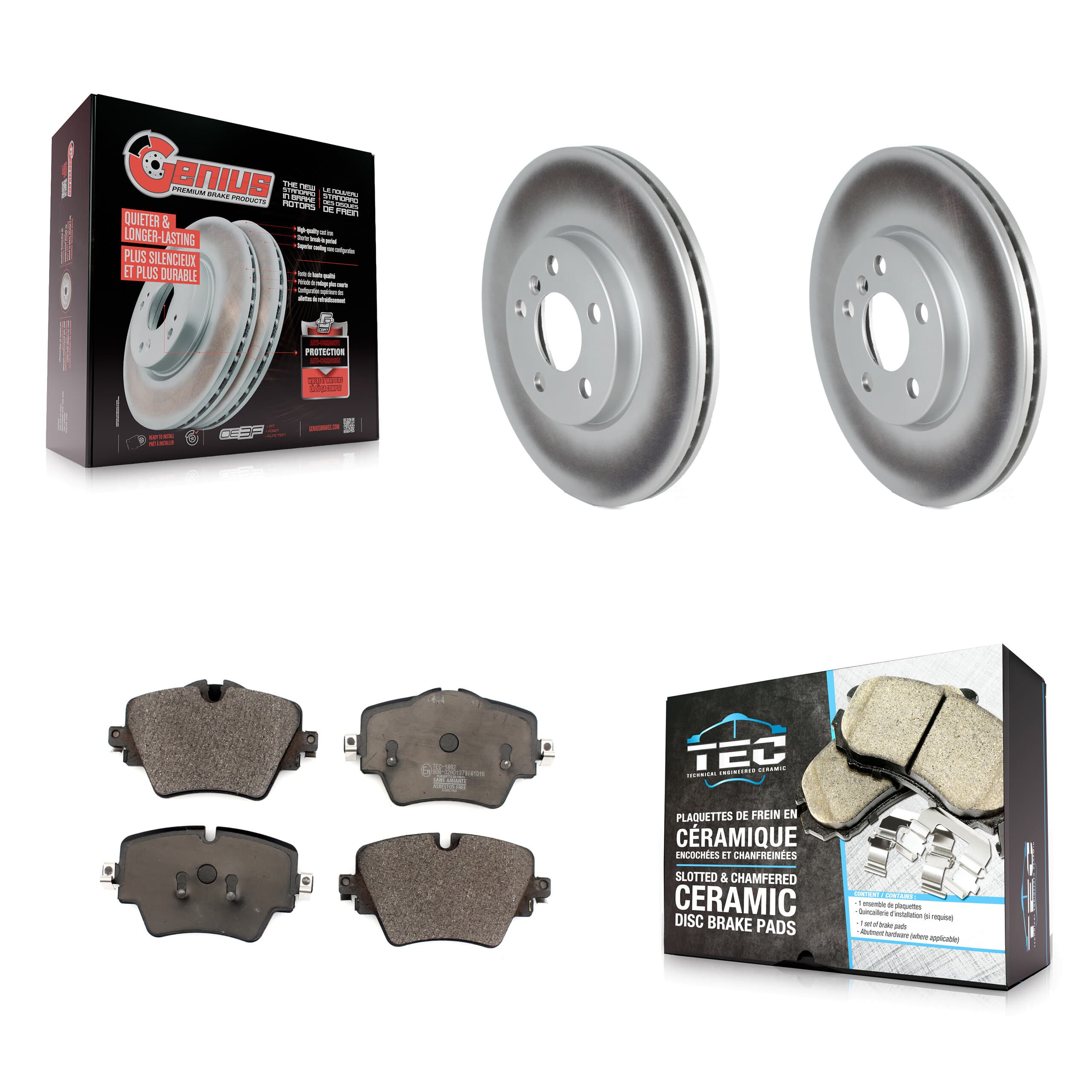 Transit Auto - KGT-102606 - Front Disc Brake Kits image 1