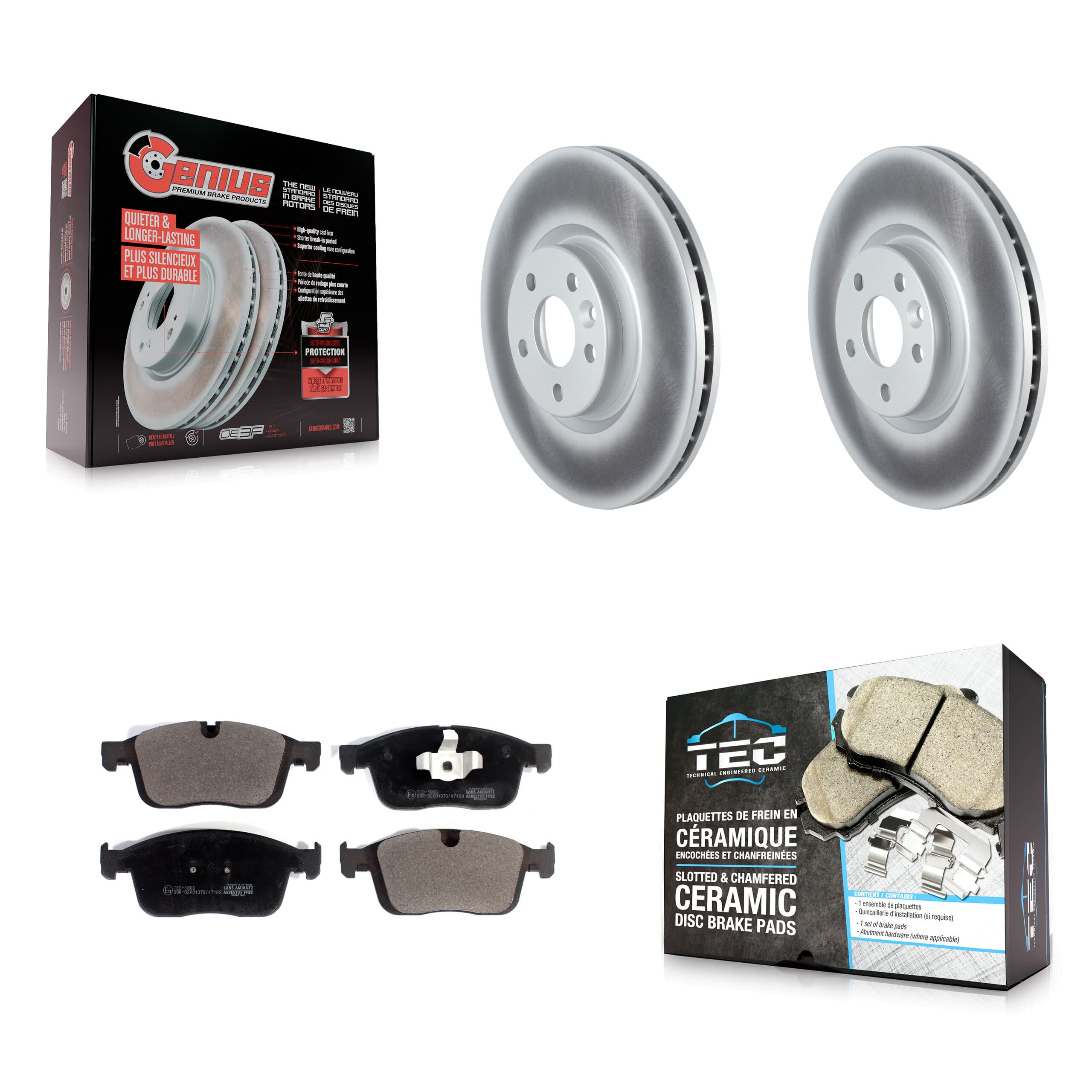 Transit Auto - KGT-102616 - Front Disc Brake Kits image 1