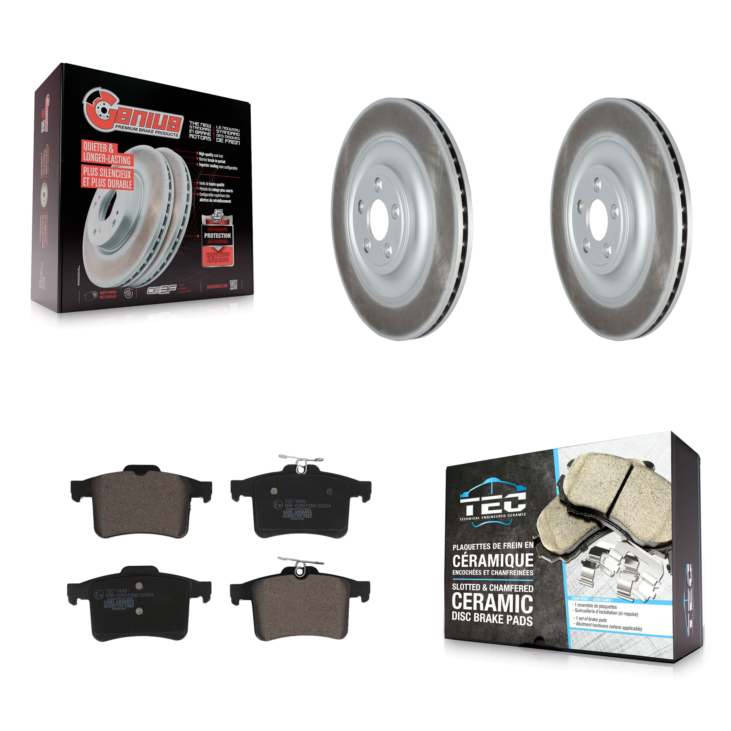 Transit Auto - KGT-102675 - Rear Disc Brake Kits image 1