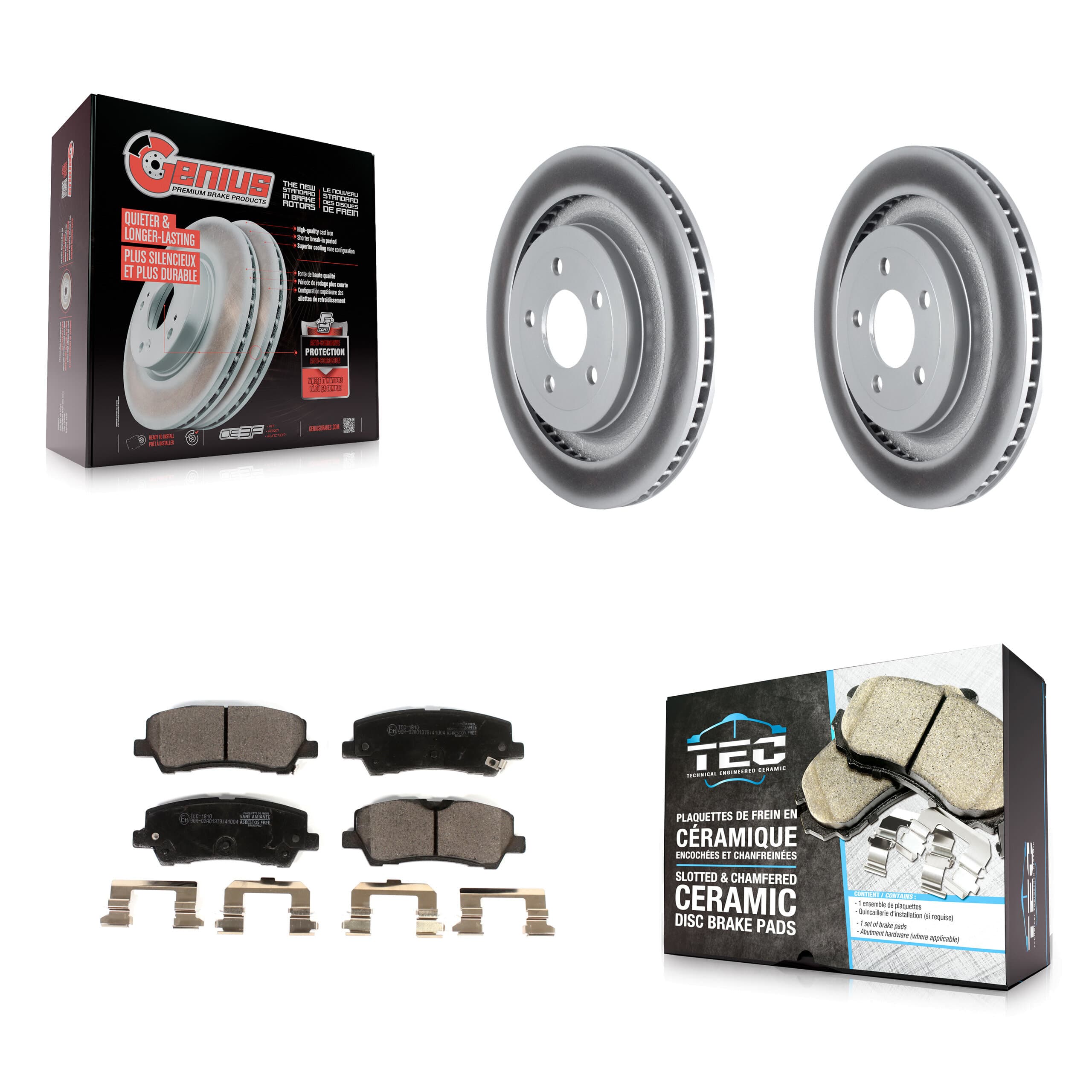 Transit Auto - KGT-102677 - Rear Disc Brake Kits image 1