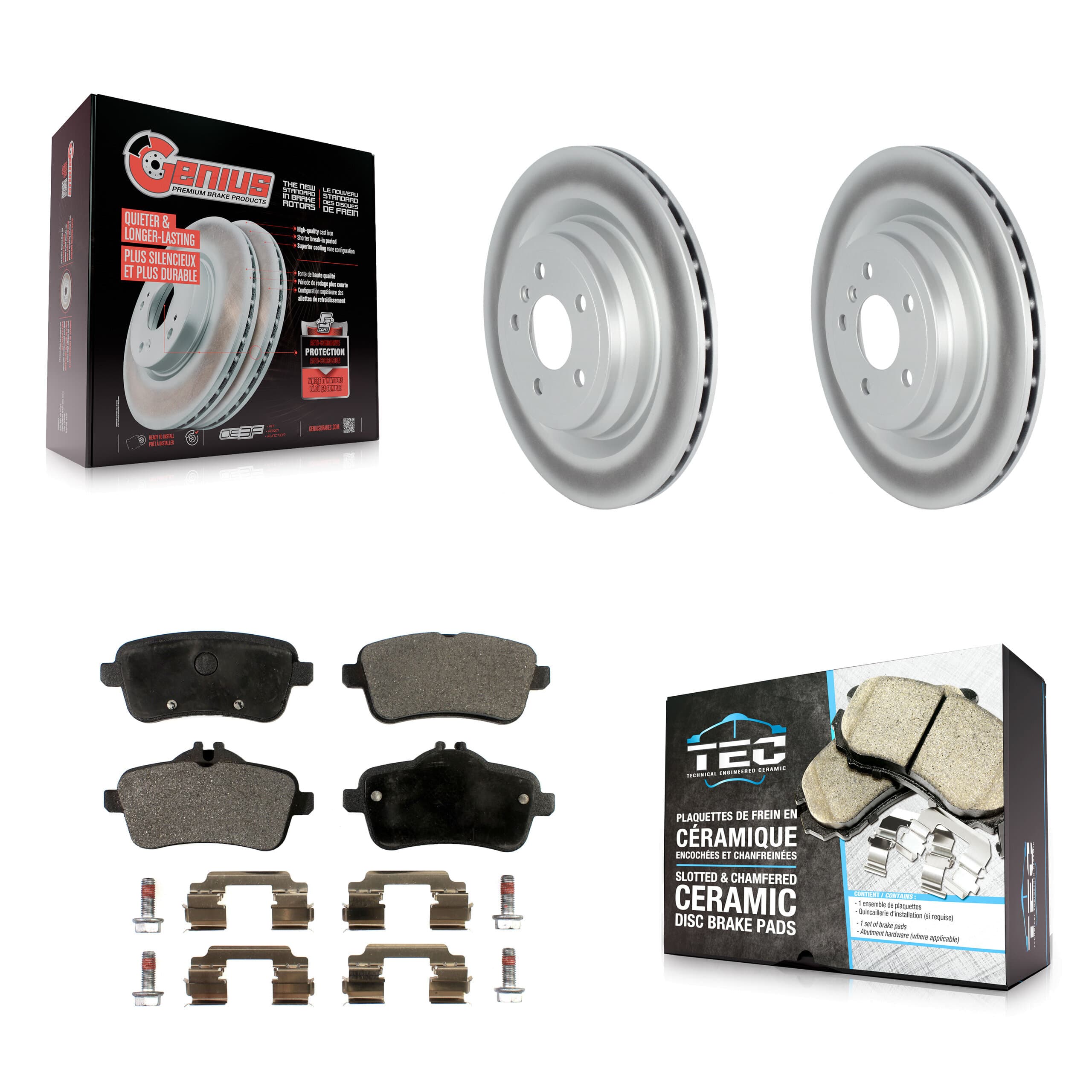 Transit Auto - KGT-102687 - Rear Disc Brake Kits image 1