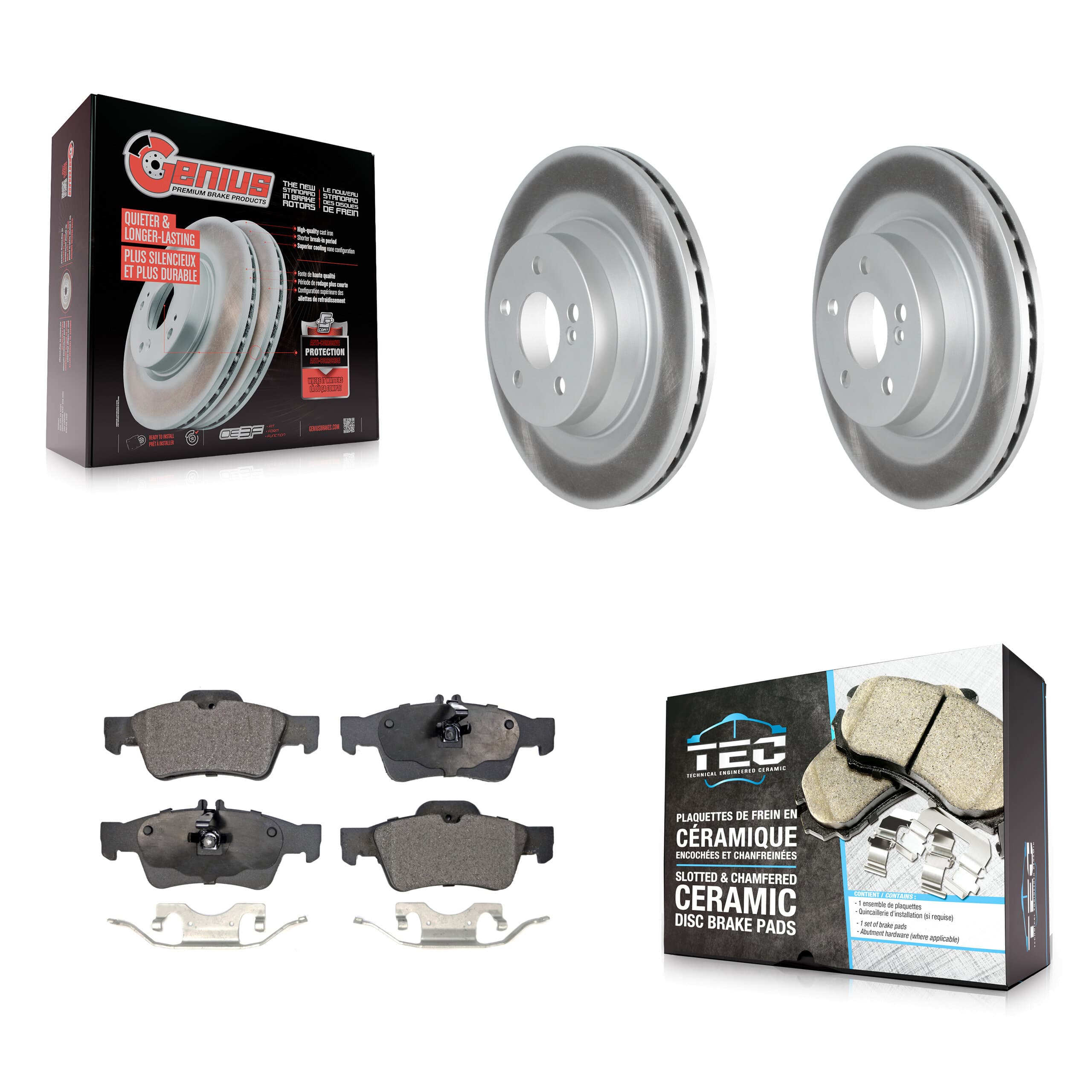 Transit Auto - KGT-102689 - Rear Disc Brake Kits image 1