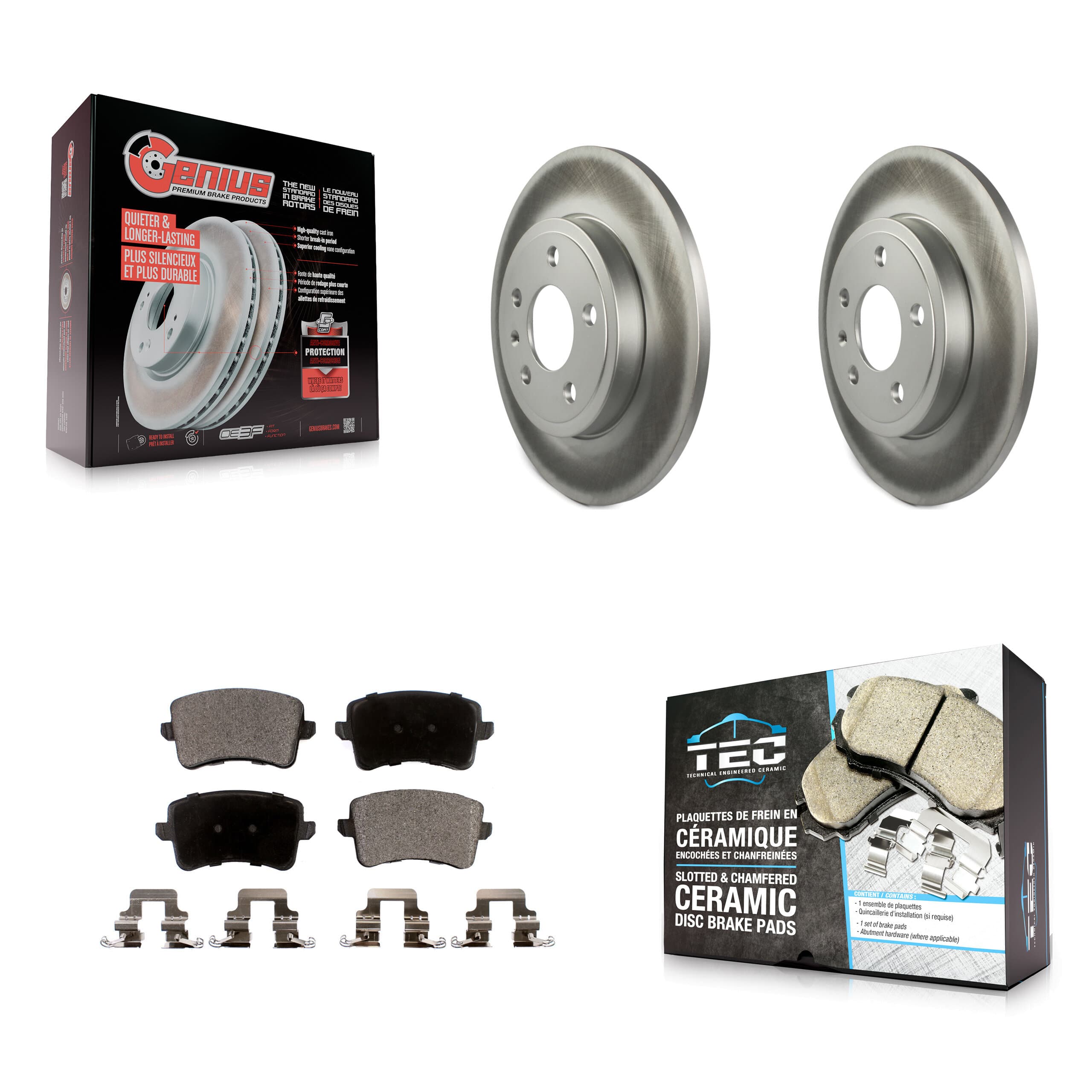 Transit Auto - KGT-102692 - Rear Disc Brake Kits image 1