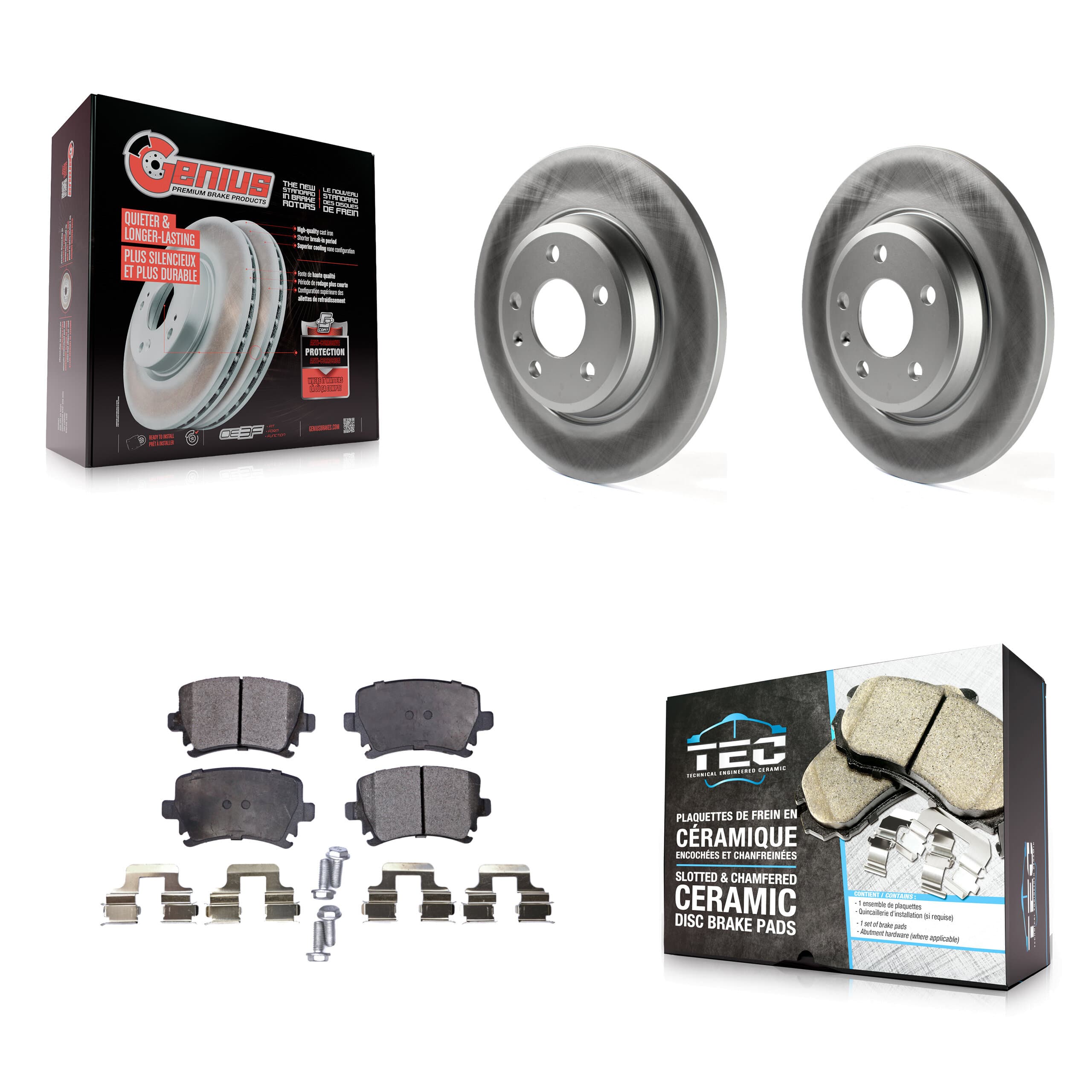 Transit Auto - KGT-102693 - Rear Disc Brake Kits image 1