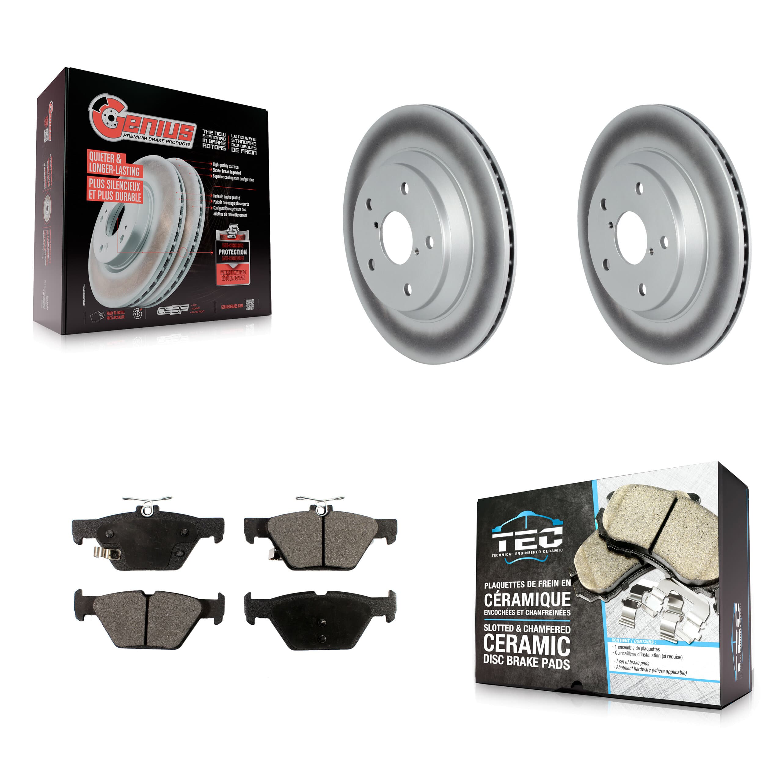 Transit Auto - KGT-102697 - Rear Disc Brake Kits image 1