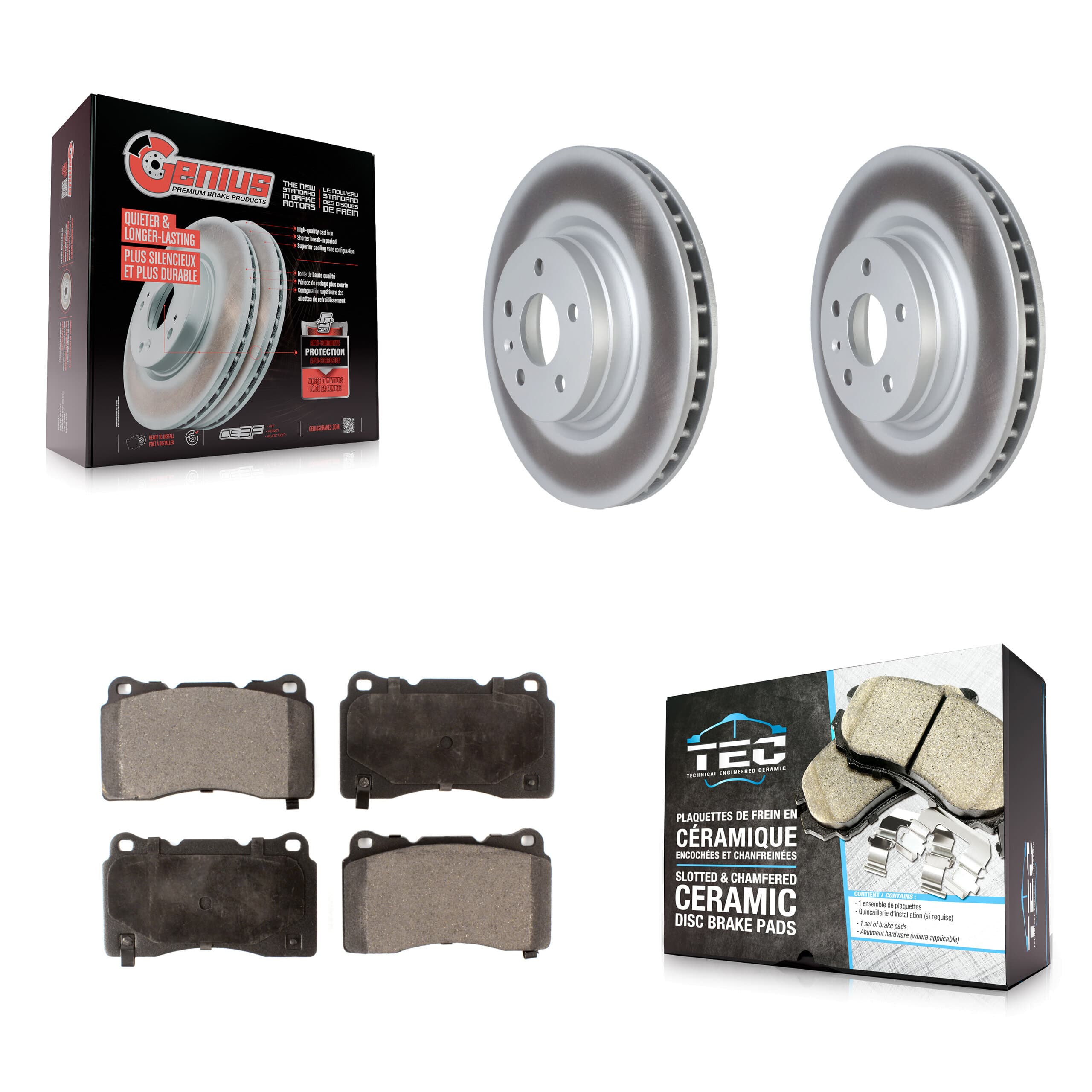 Transit Auto - KGT-102720 - Front Disc Brake Kits image 1