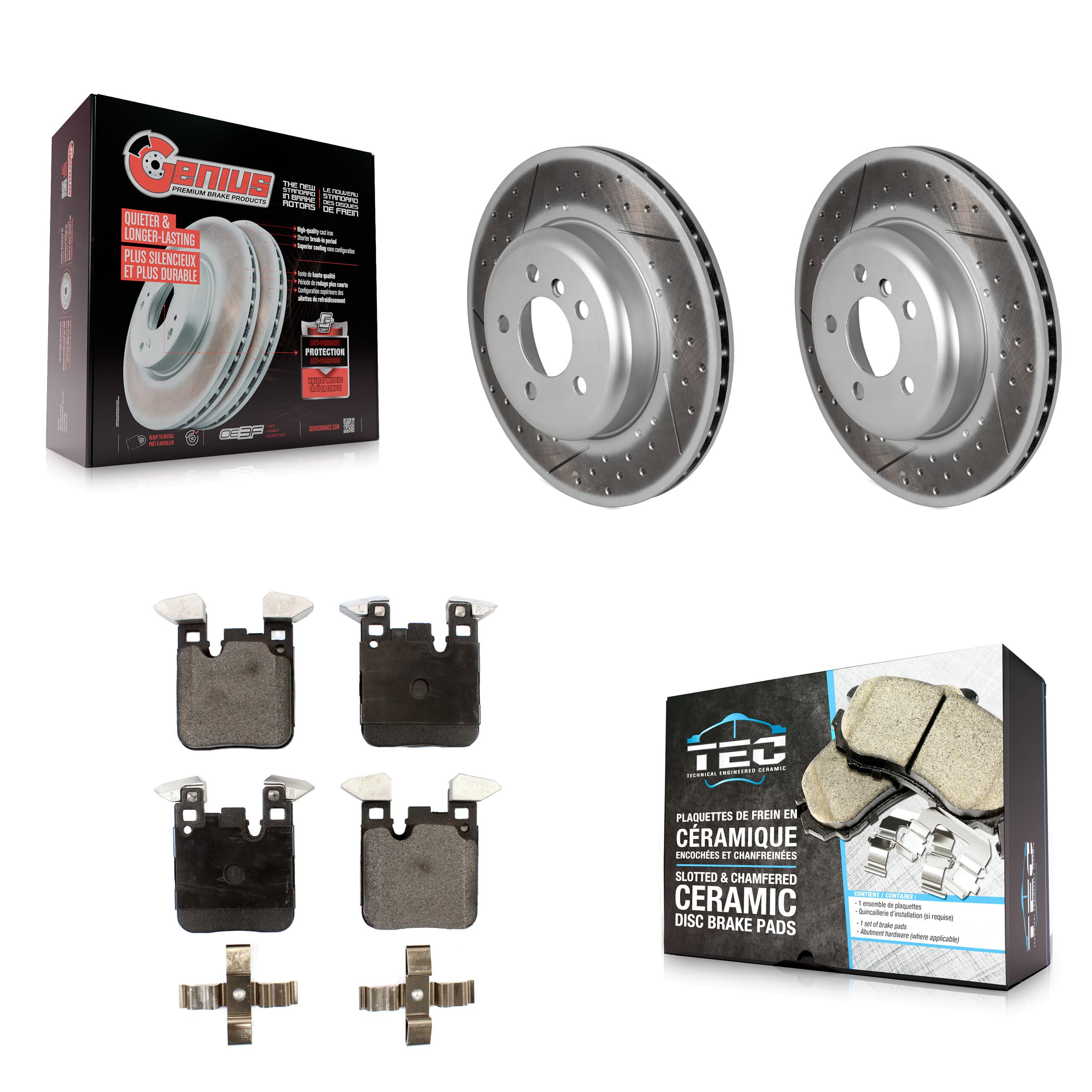 Transit Auto - KGT-102767 - Rear Disc Brake Kits image 1