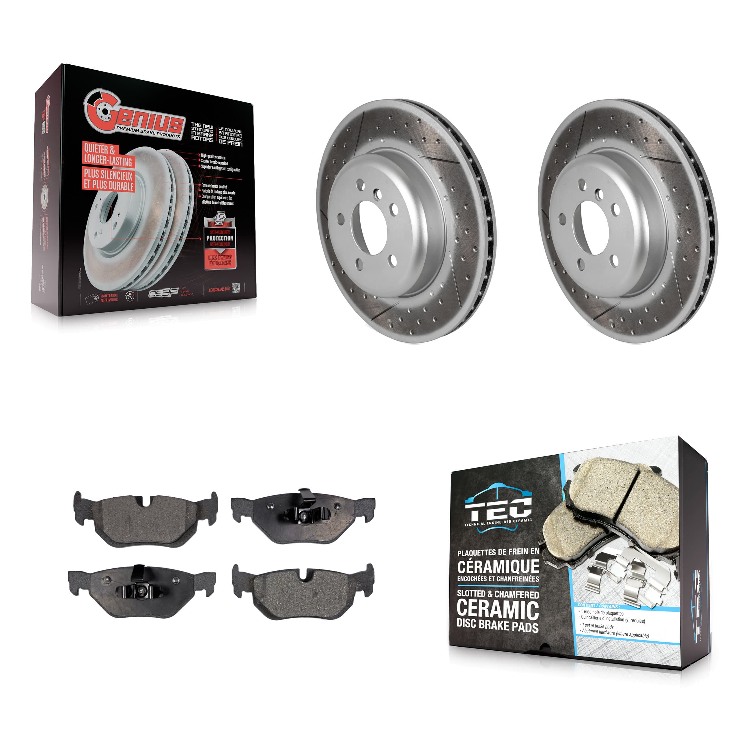 Transit Auto - KGT-102769 - Rear Disc Brake Kits image 1