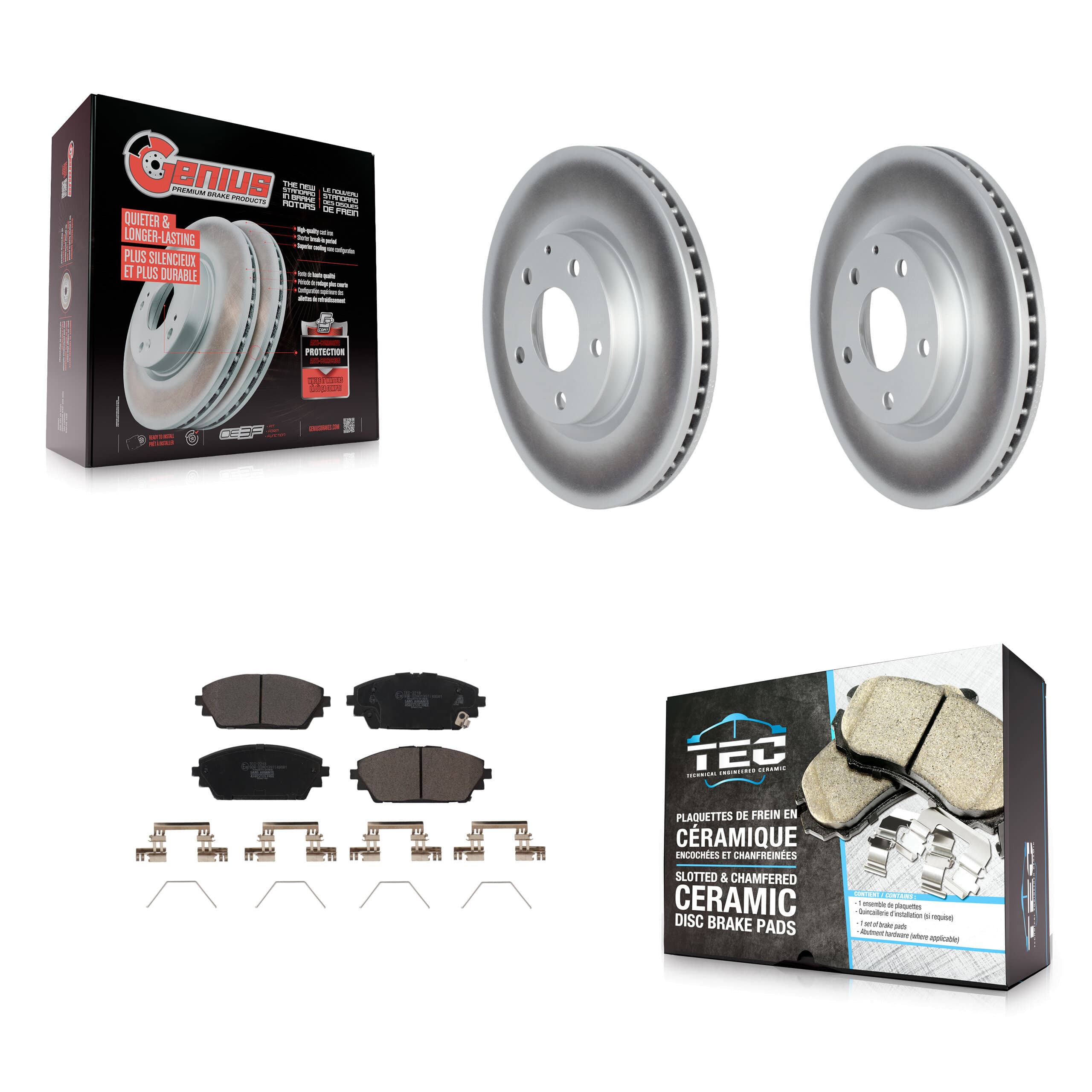 Transit Auto - KGT-102780 - Front Disc Brake Kits image 1