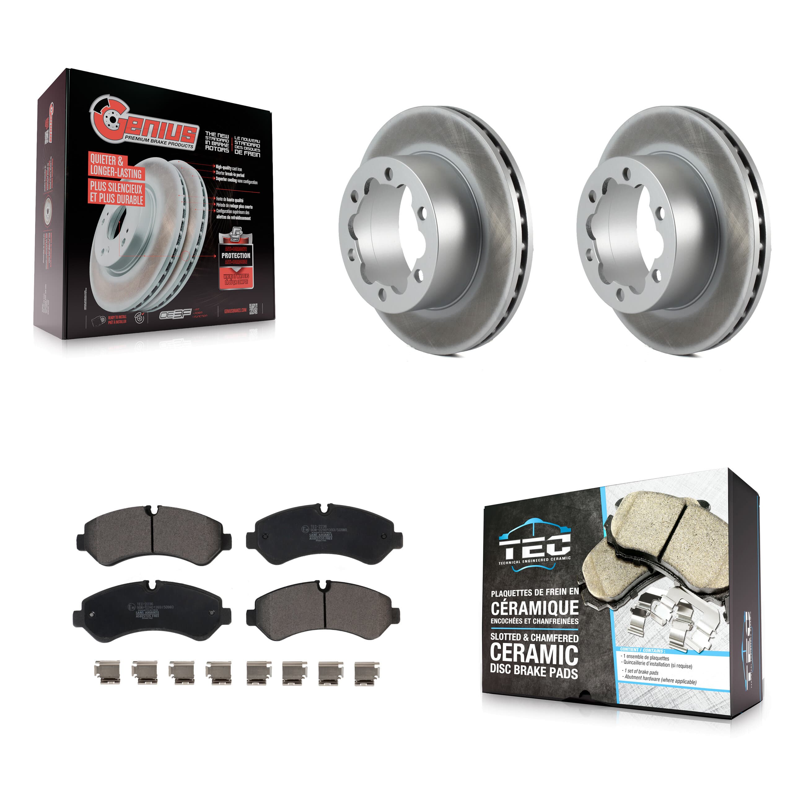 Transit Auto - KGT-102798 - Rear Disc Brake Kits image 1