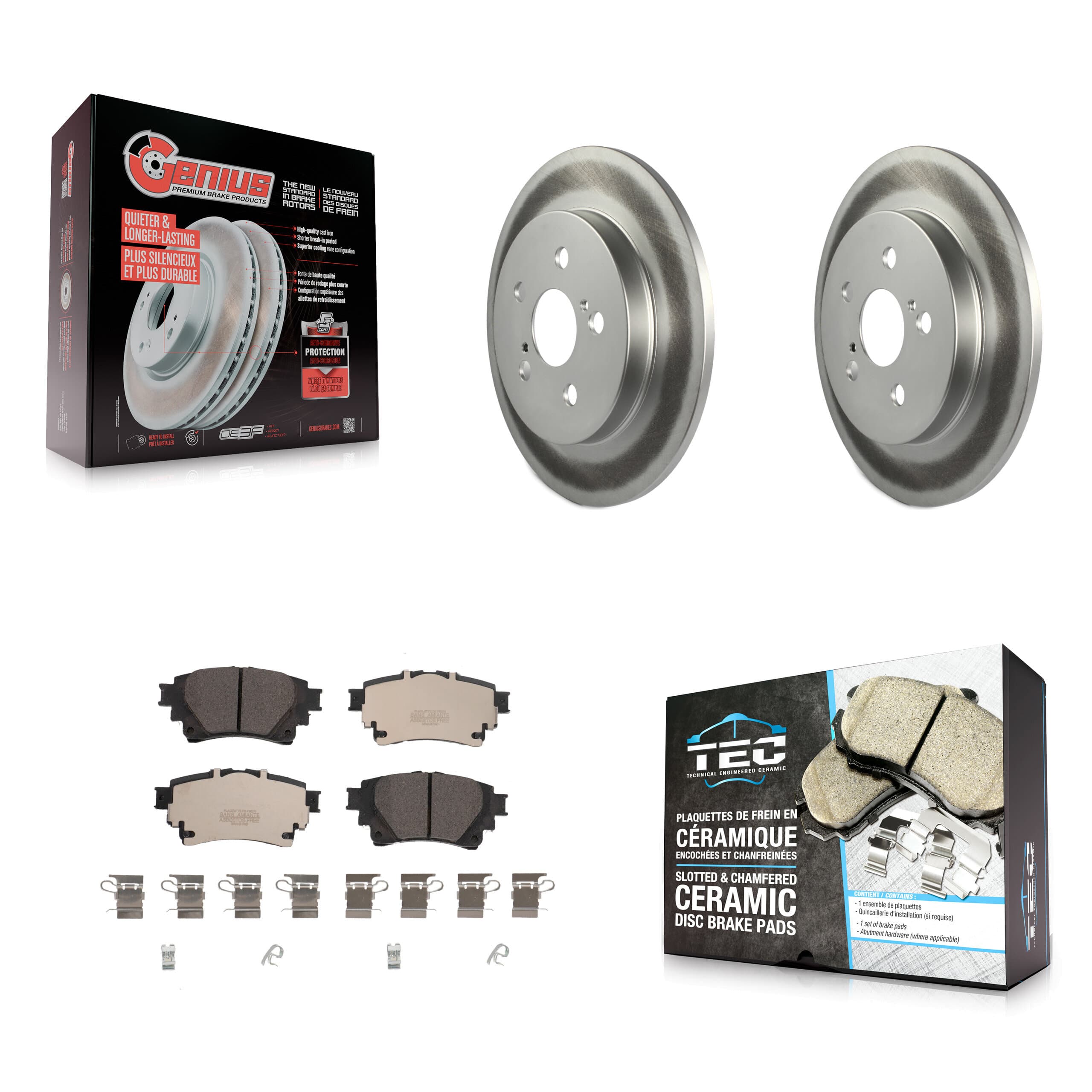 Transit Auto - KGT-102802 - Rear Disc Brake Kits image 1