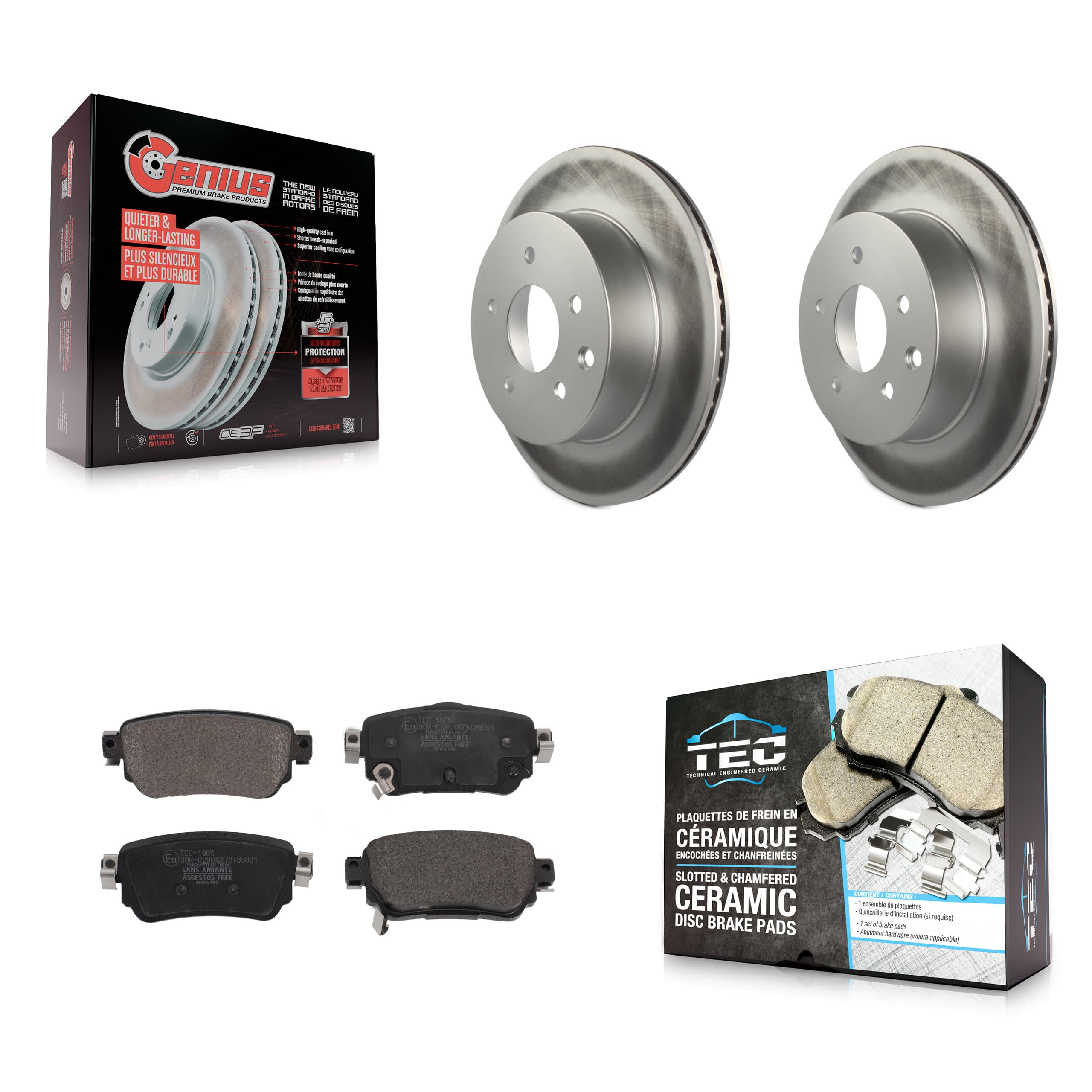 Transit Auto - KGT-102806 - Rear Disc Brake Kits image 1