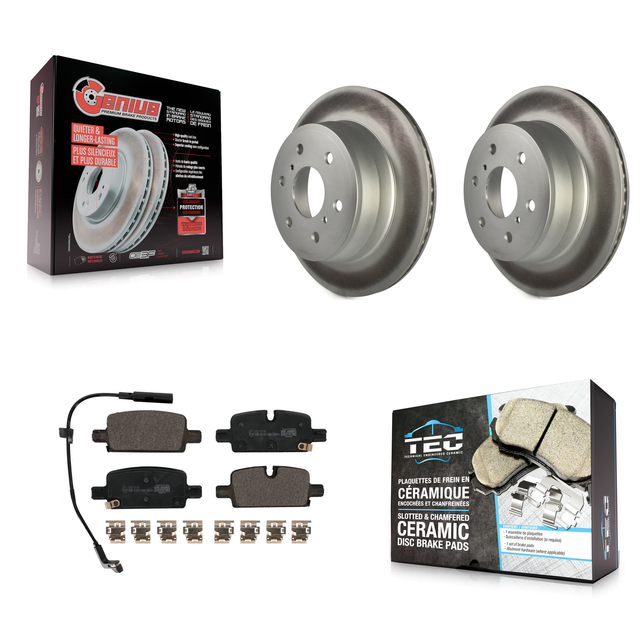 Transit Auto - KGT-102809 - Rear Disc Brake Kits image 1