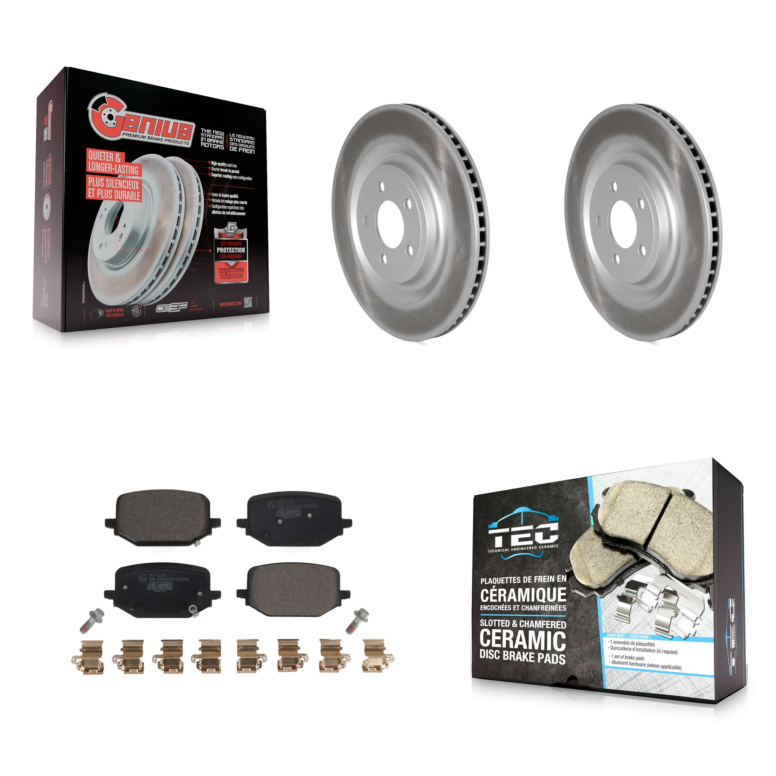 Transit Auto - KGT-102812 - Rear Disc Brake Kits image 1