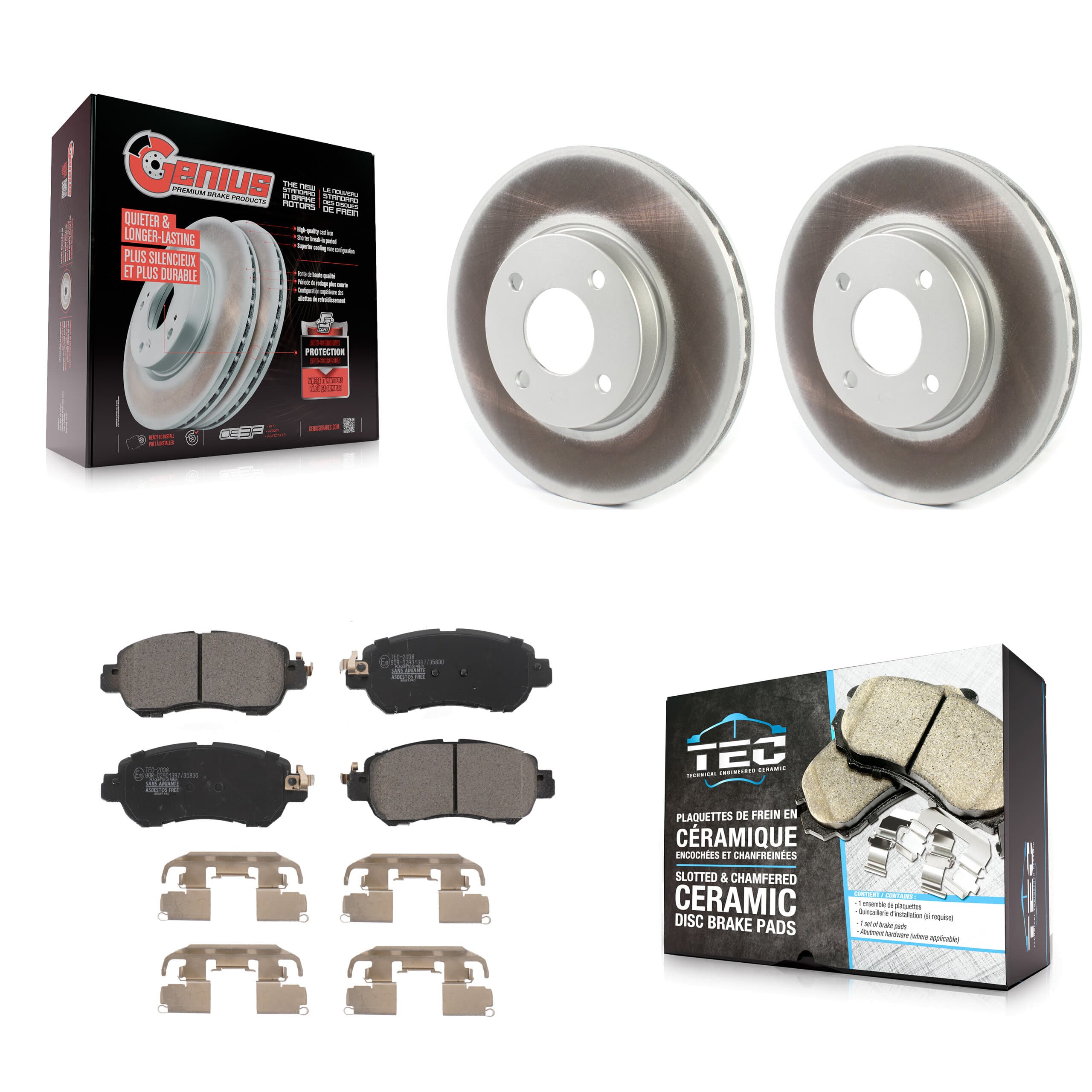 Transit Auto - KGT-102820 - Front Disc Brake Kits image 1