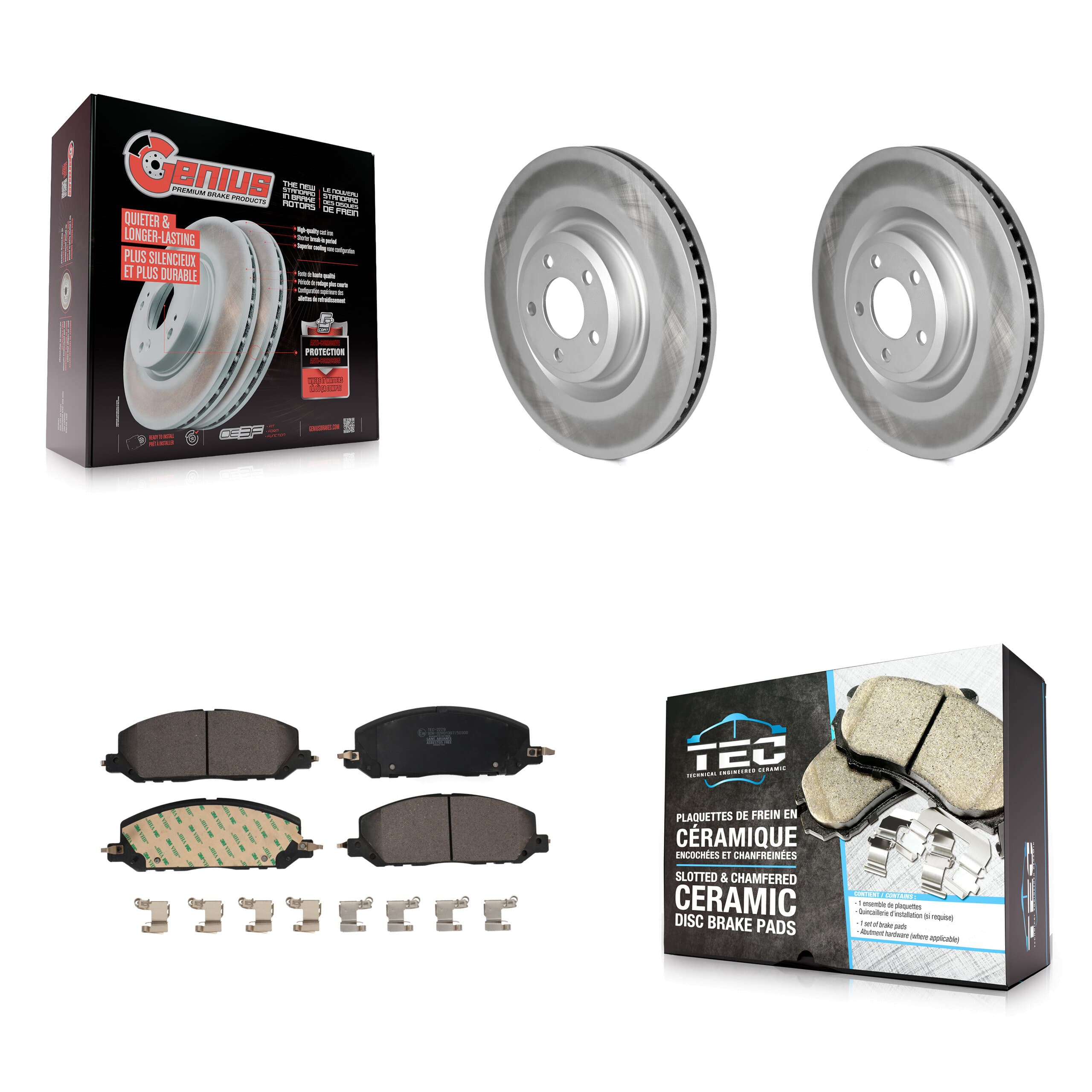 Transit Auto - KGT-102825 - Front Disc Brake Kits image 1