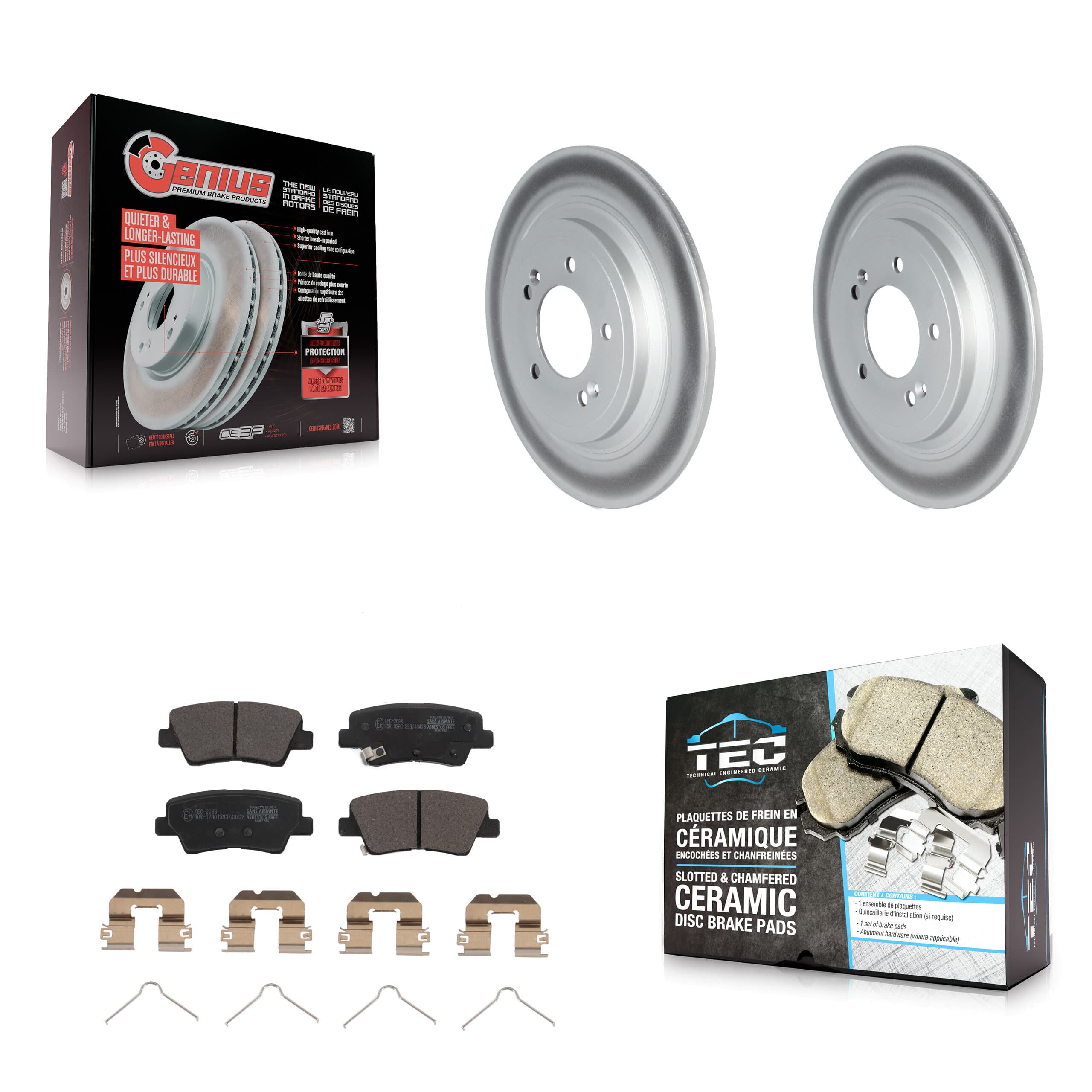 Transit Auto - KGT-102858 - Rear Disc Brake Kits image 1