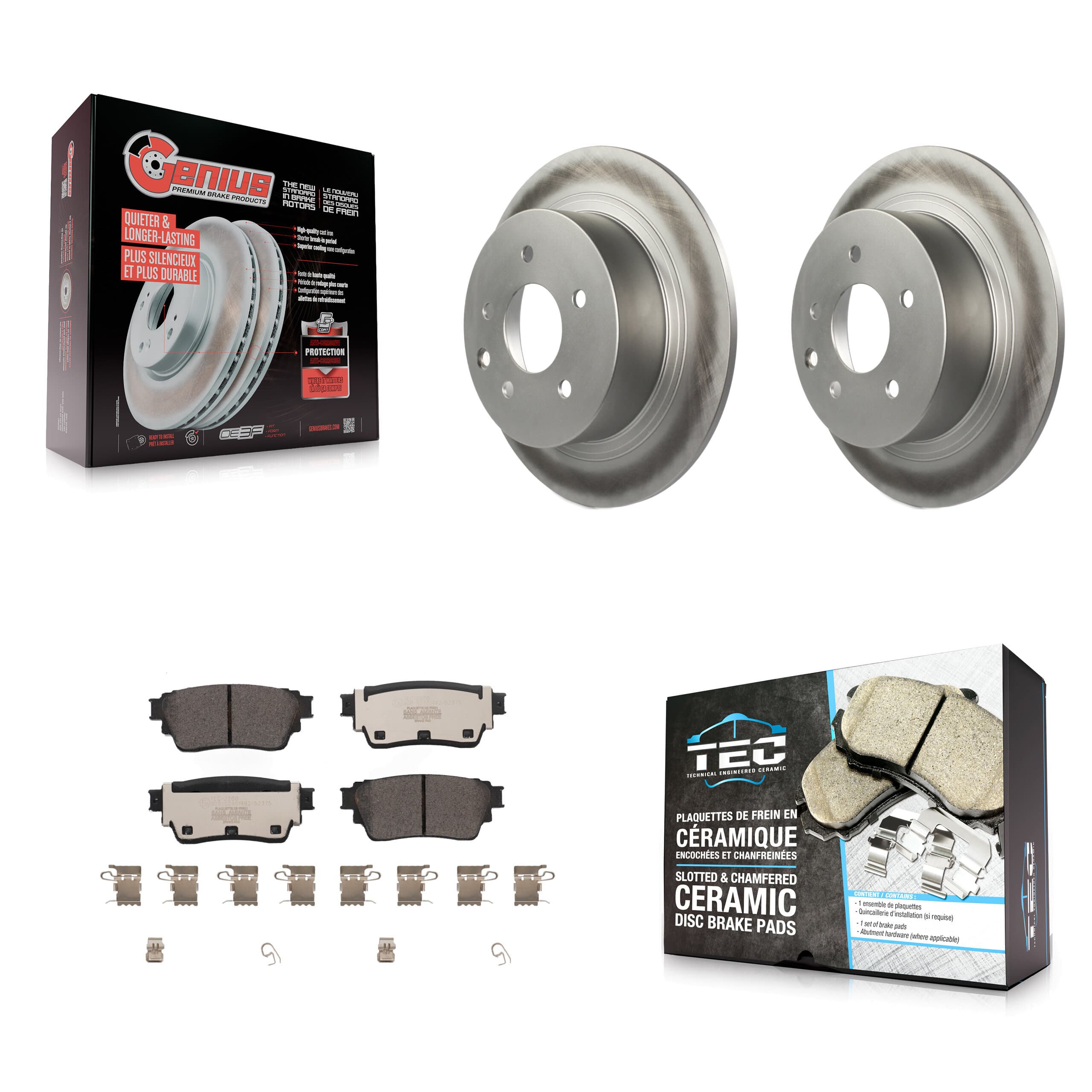 Transit Auto - KGT-102860 - Rear Disc Brake Kits image 1