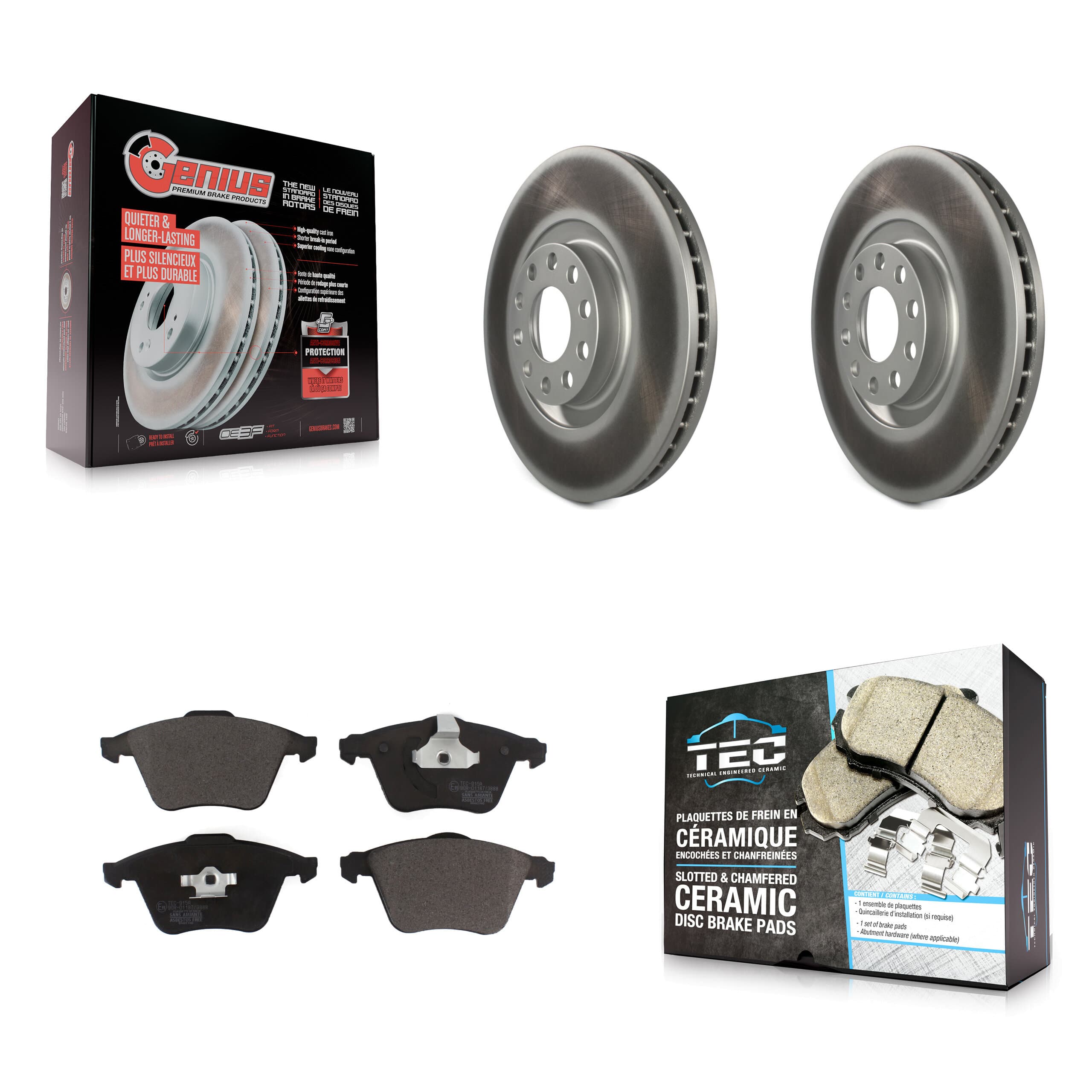 Transit Auto - KGT-102868 - Front Disc Brake Kits image 1