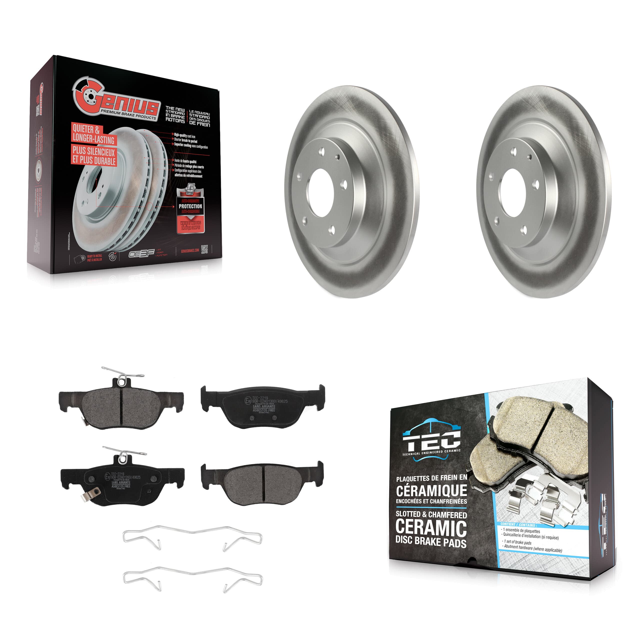 Transit Auto - KGT-102887 - Rear Disc Brake Kits image 1