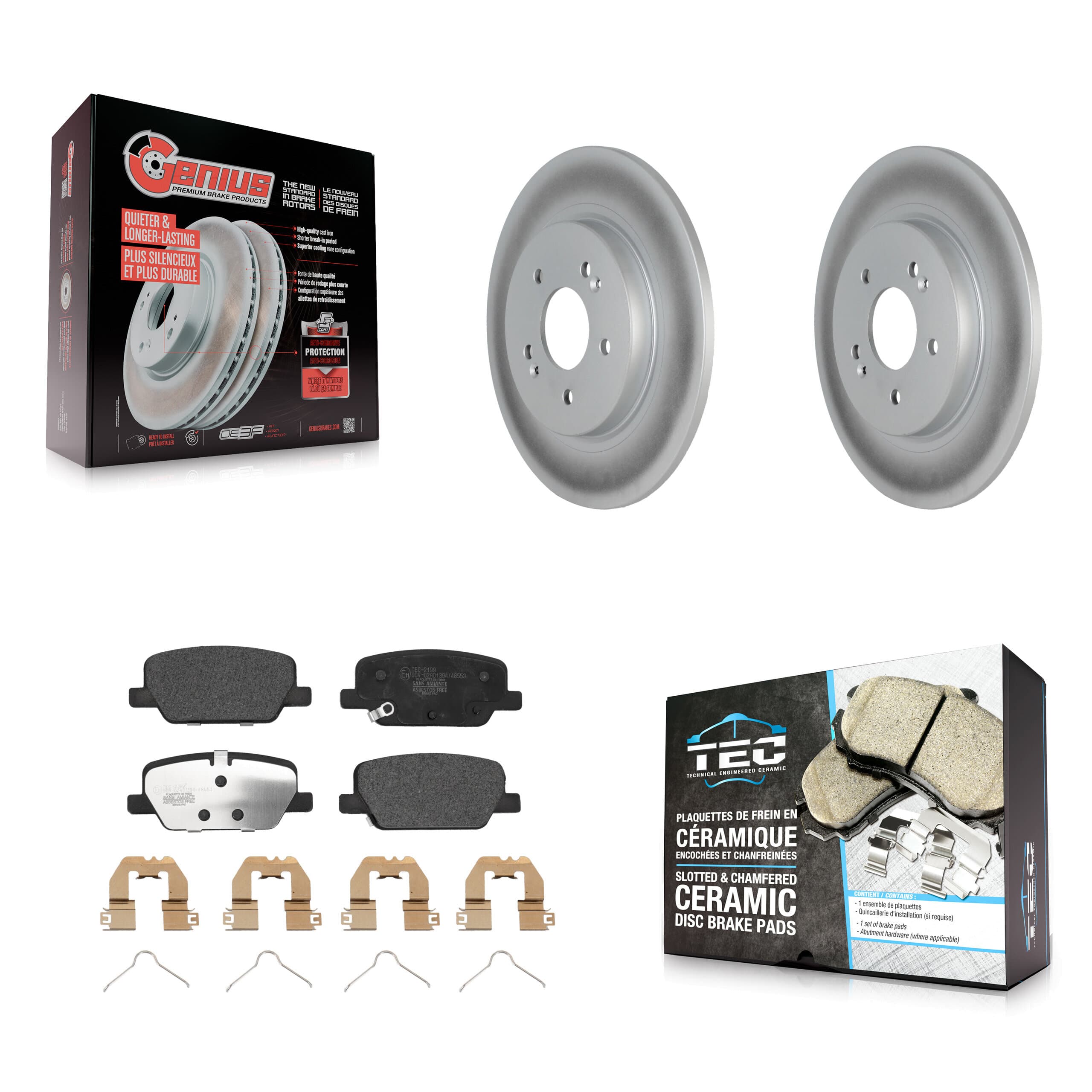 Transit Auto - KGT-102890 - Rear Disc Brake Kits image 1