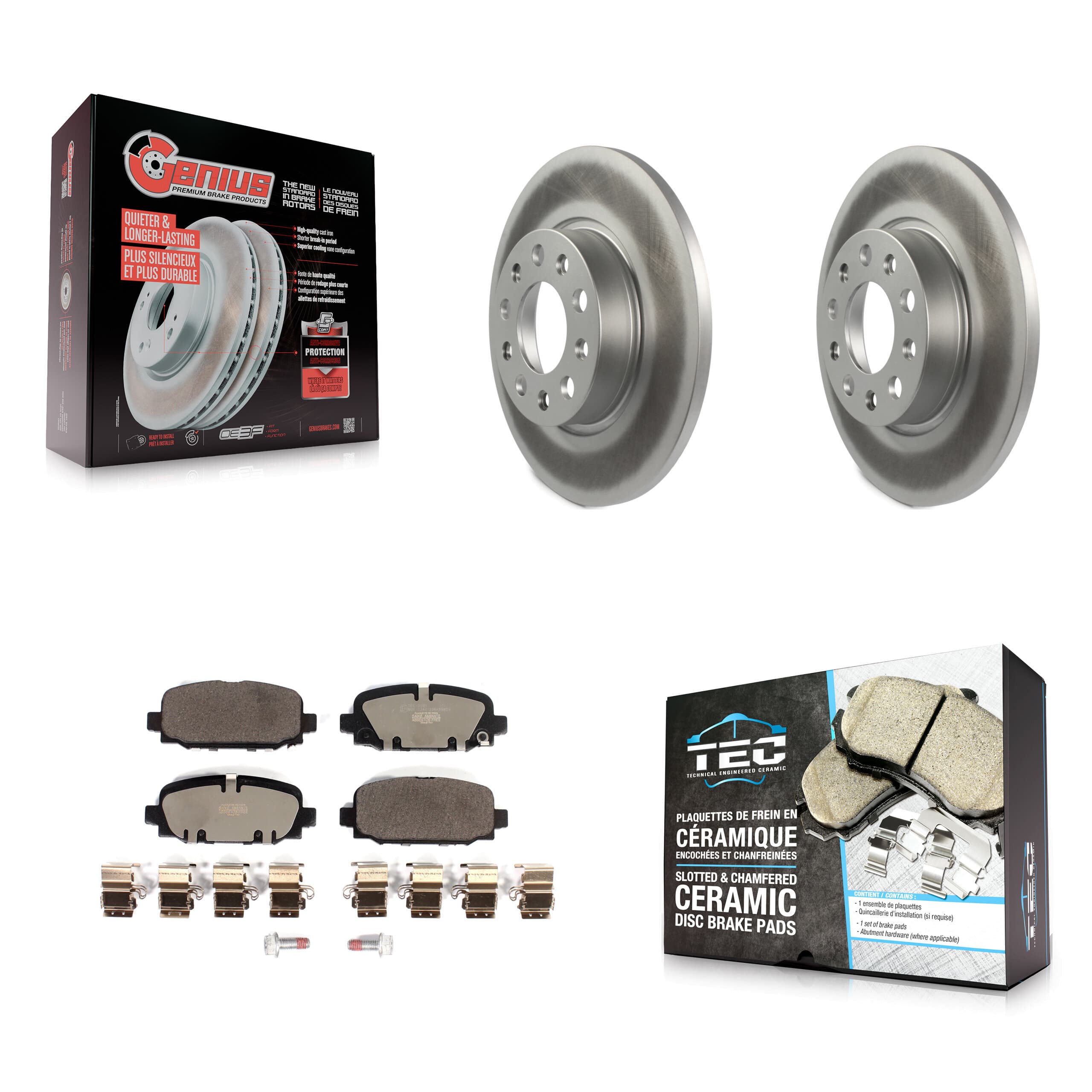 Transit Auto - KGT-102891 - Rear Disc Brake Kits image 1