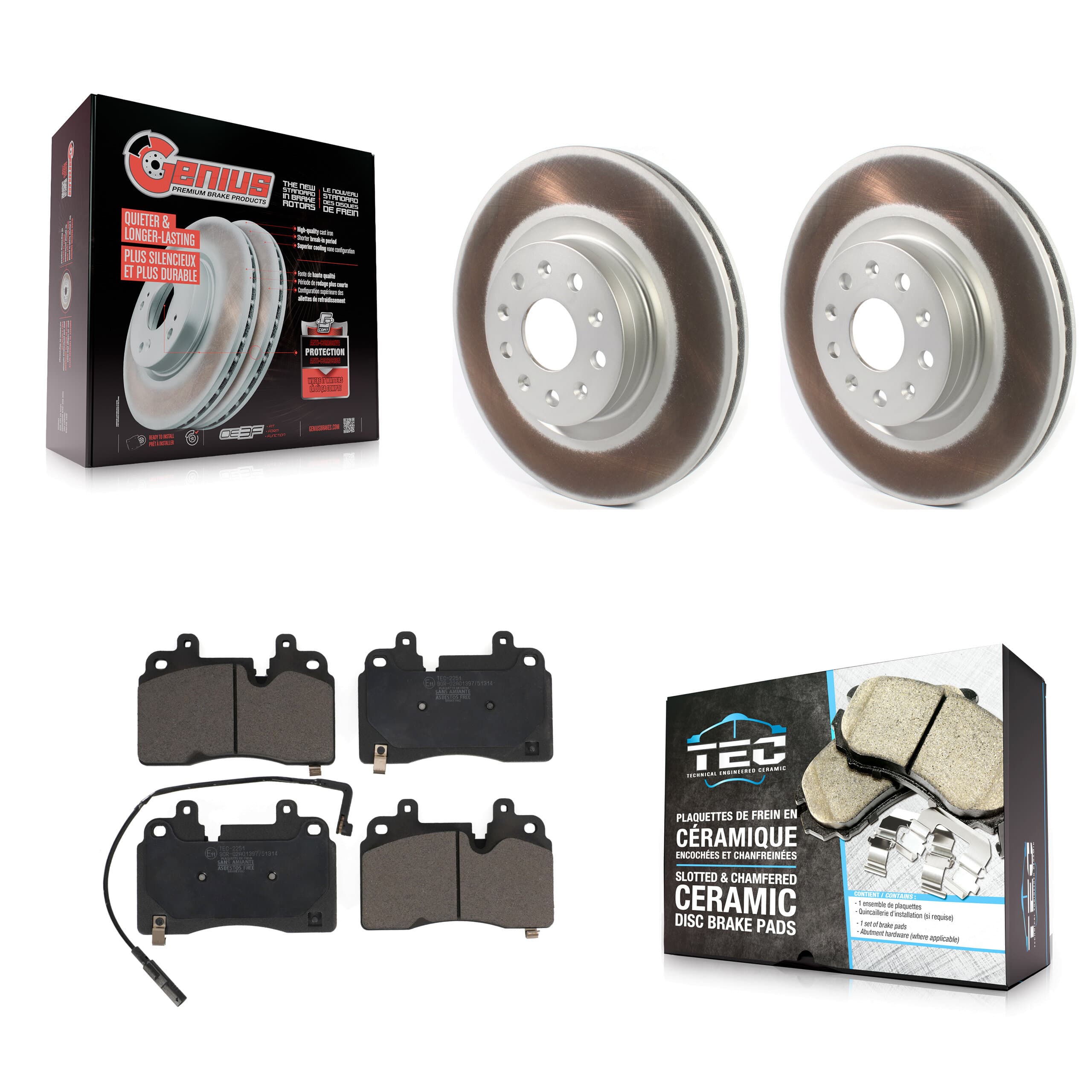 Transit Auto - KGT-102892 - Front Disc Brake Kits image 1