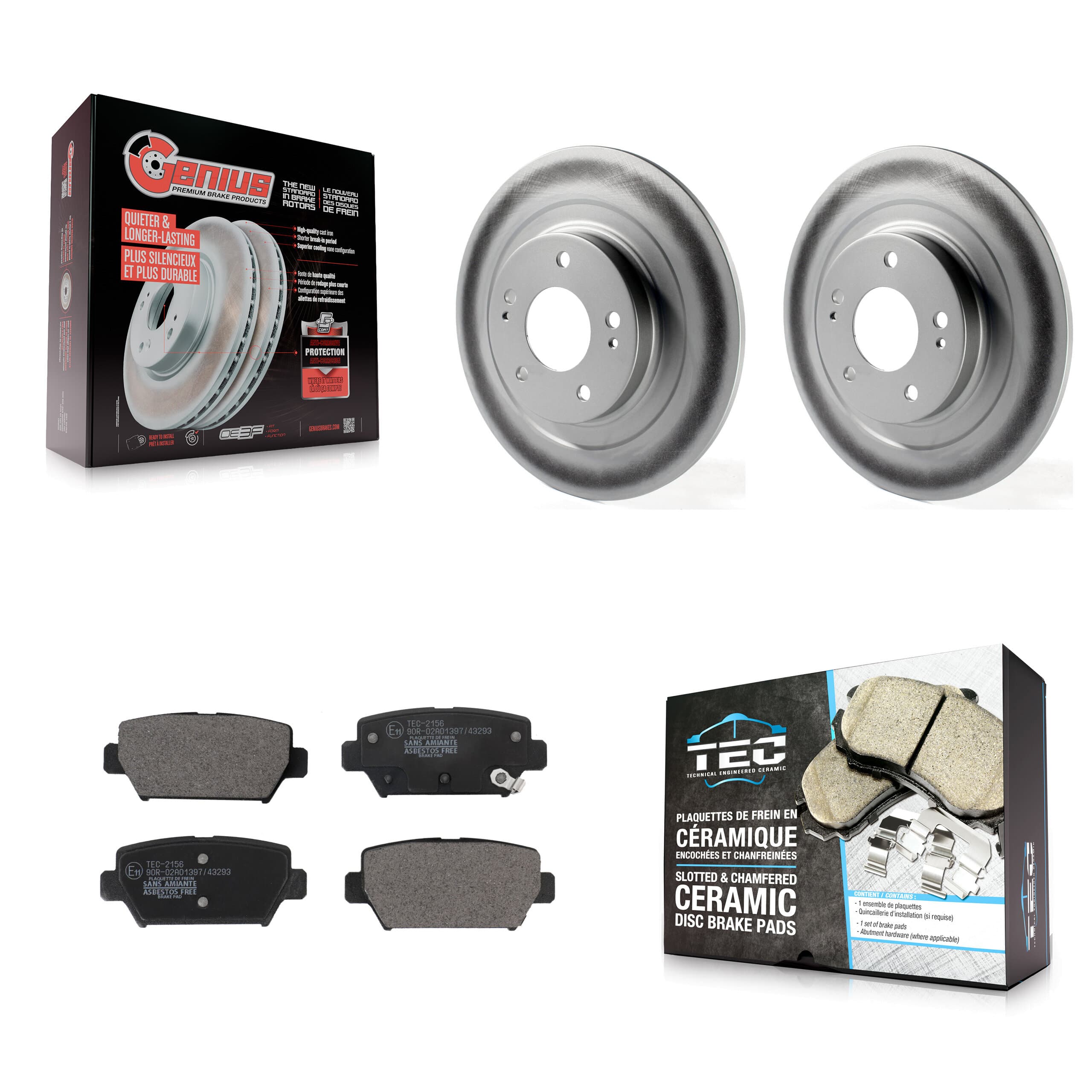 Transit Auto - KGT-102915 - Rear Disc Brake Kits image 1
