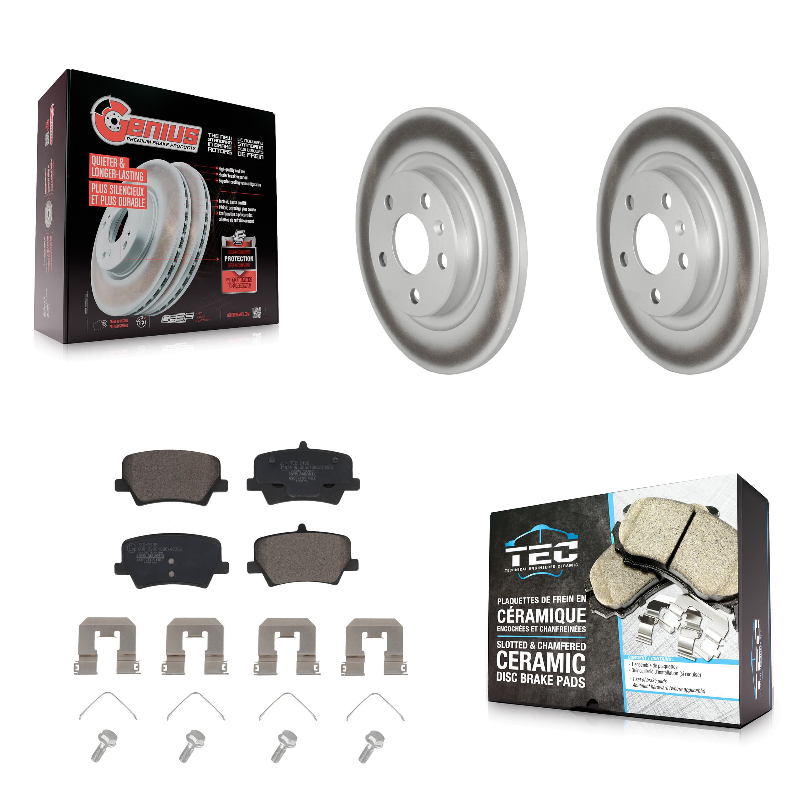 Transit Auto - KGT-102916 - Rear Disc Brake Kits image 1