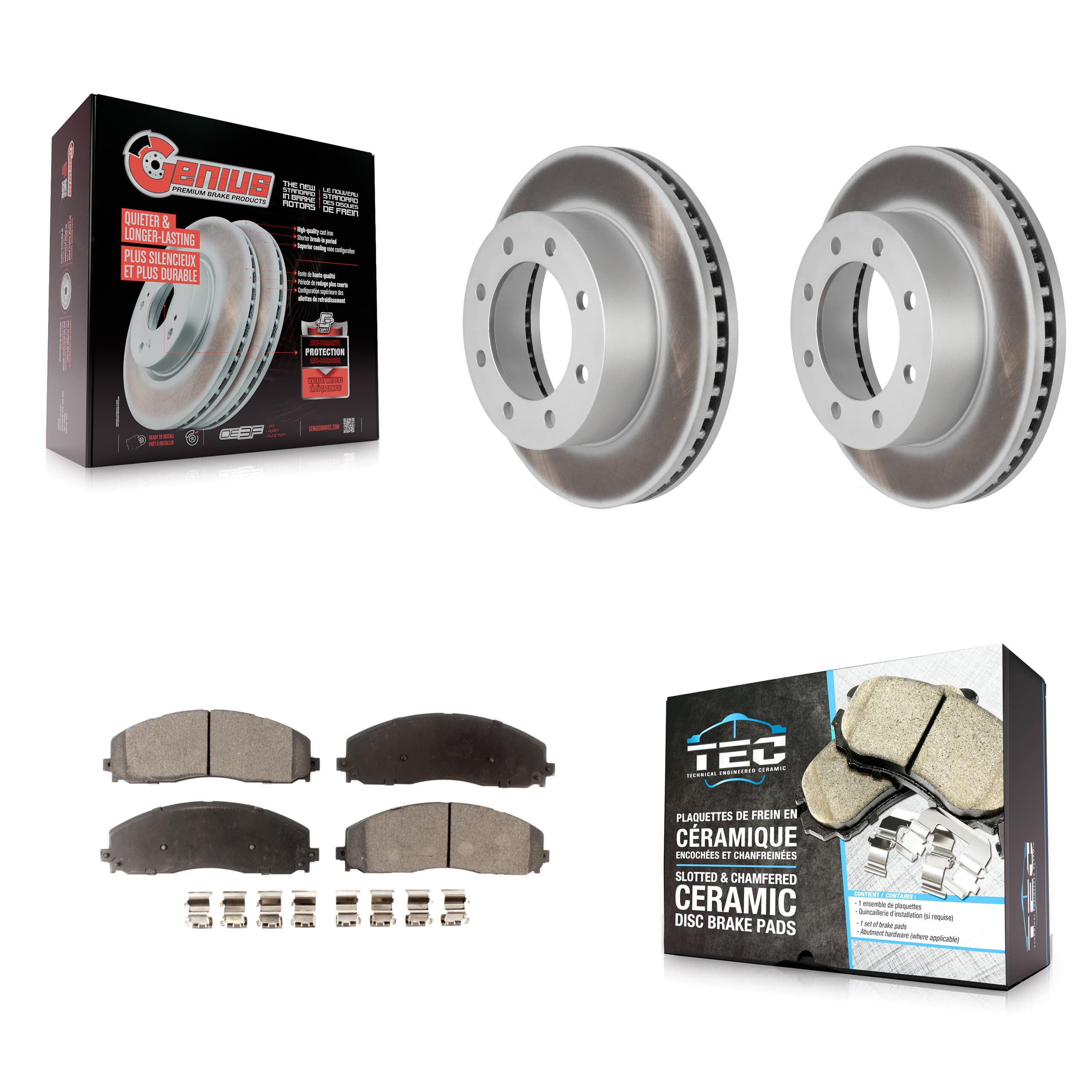 Transit Auto - KGT-102925 - Front Disc Brake Kits image 1