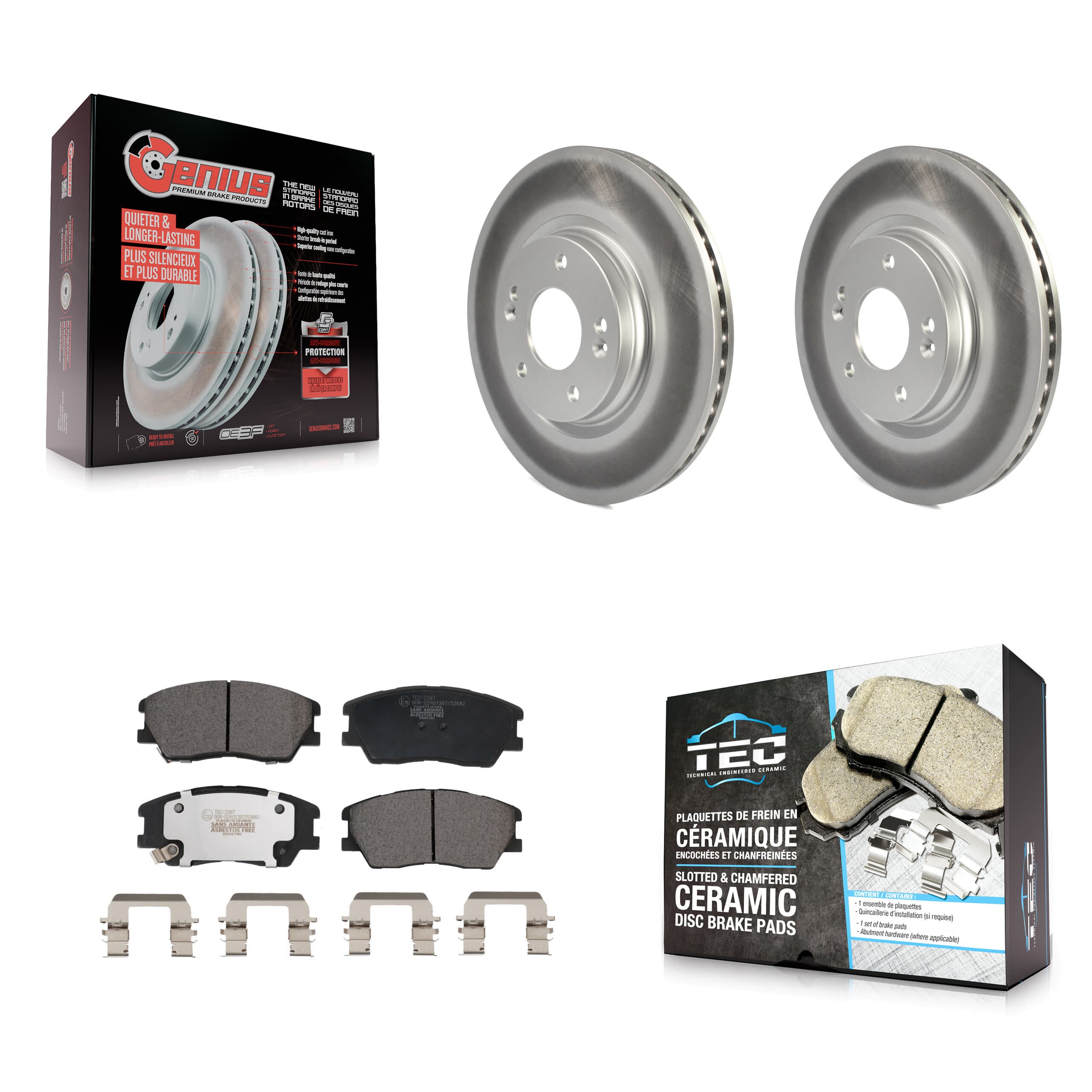 Transit Auto - KGT-102936 - Front Disc Brake Kits image 1