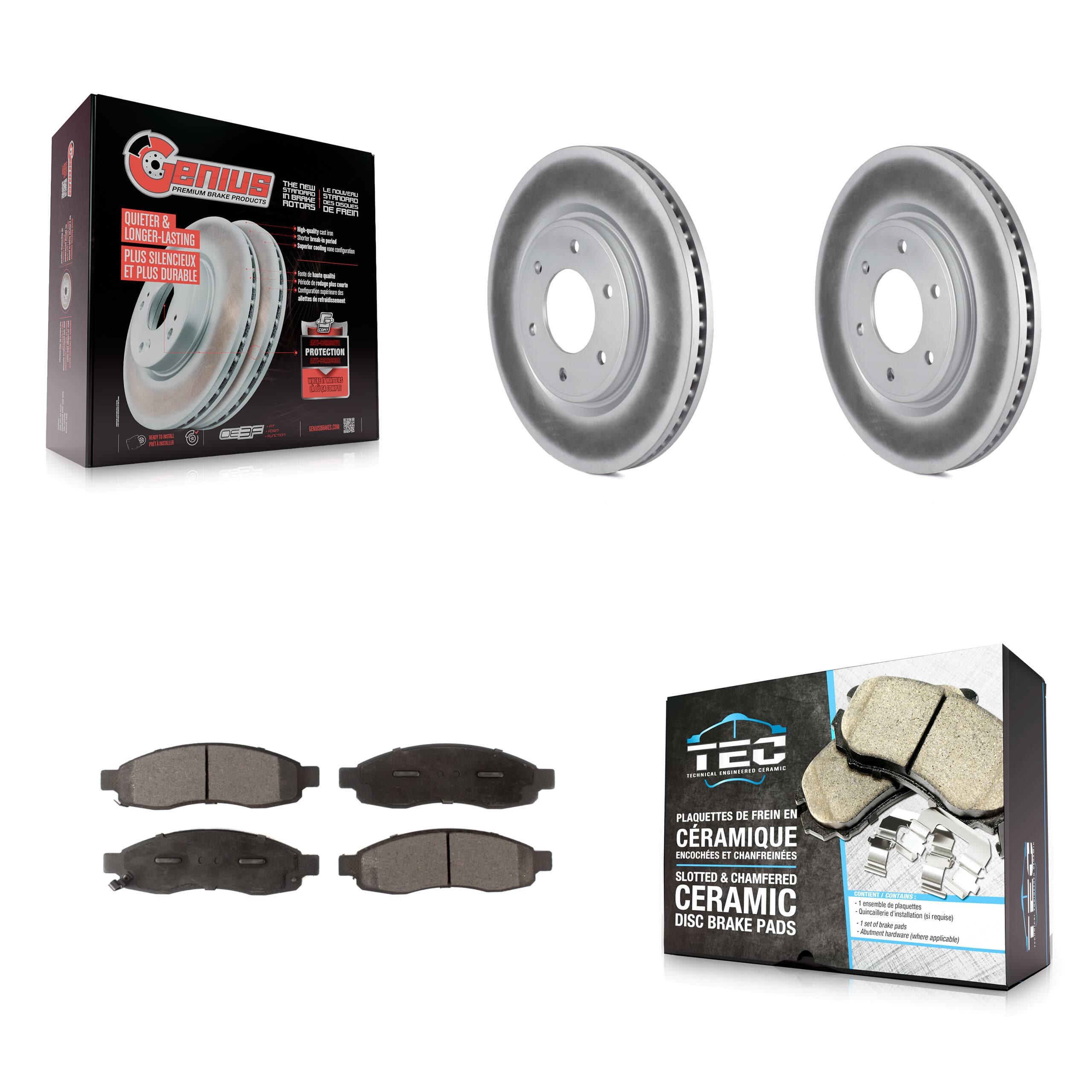 Transit Auto - KGT-102942 - Front Disc Brake Kits image 1