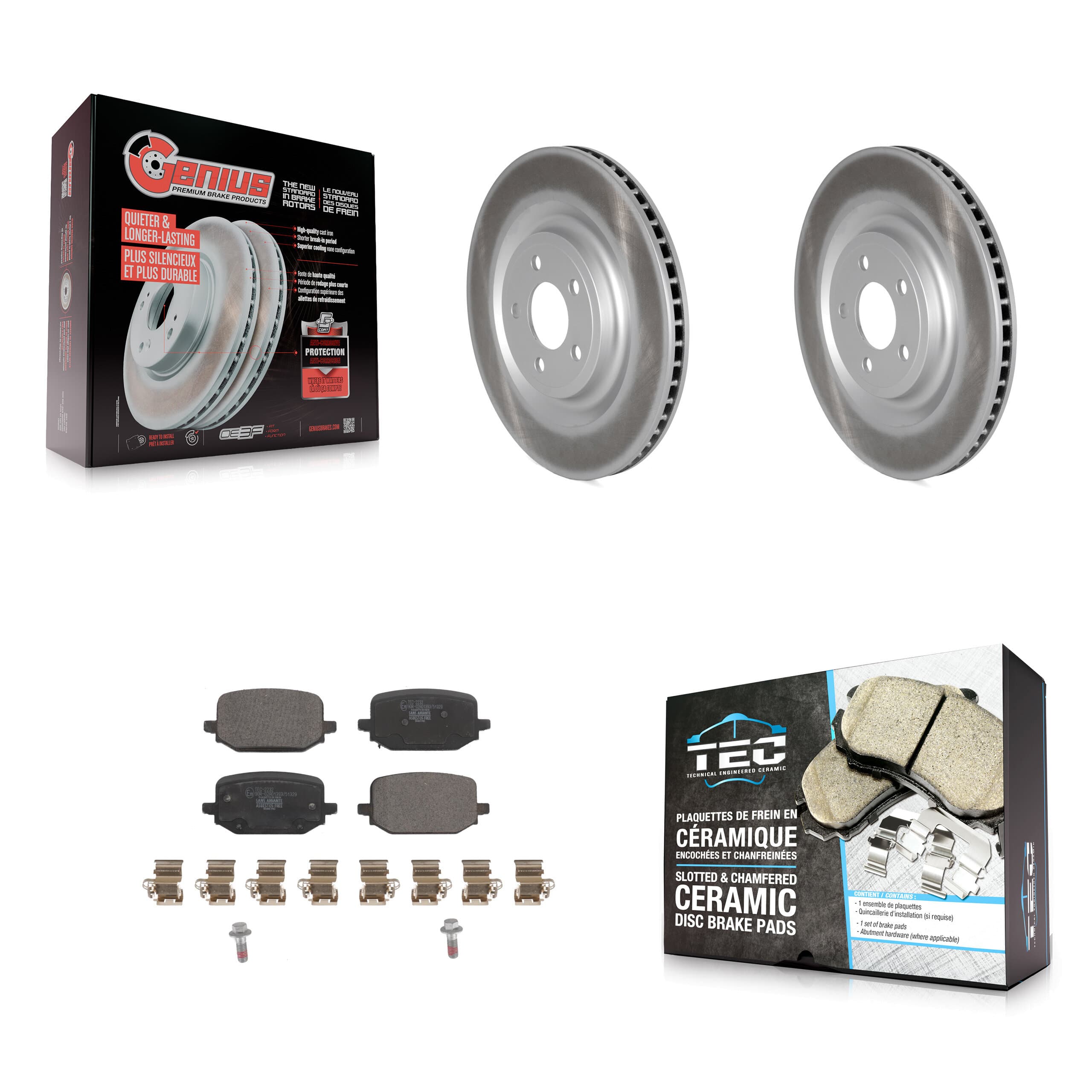 Transit Auto - KGT-102973 - Rear Disc Brake Kits image 1