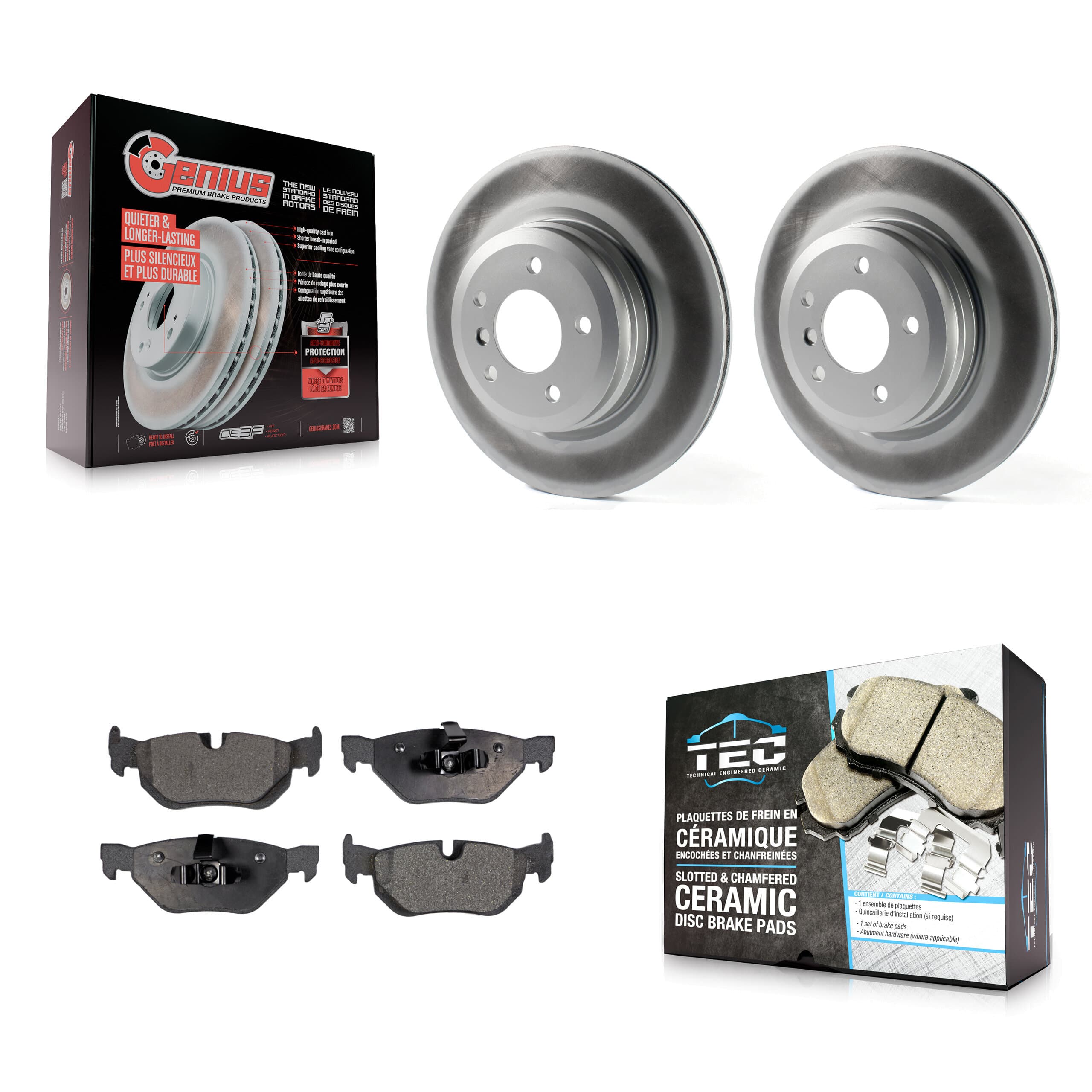 Transit Auto - KGT-102975 - Rear Disc Brake Kits image 1