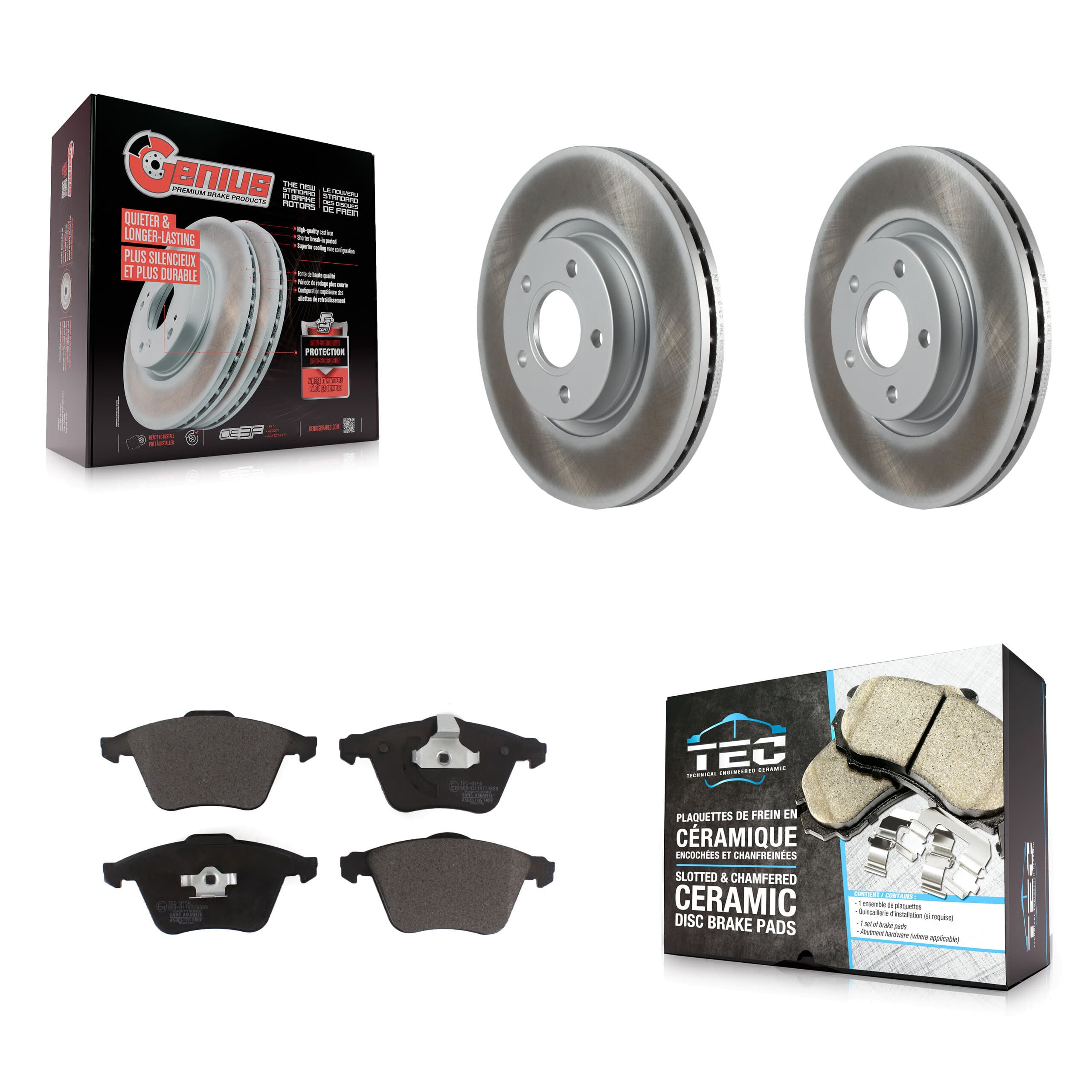 Transit Auto - KGT-102989 - Front Disc Brake Kits image 1