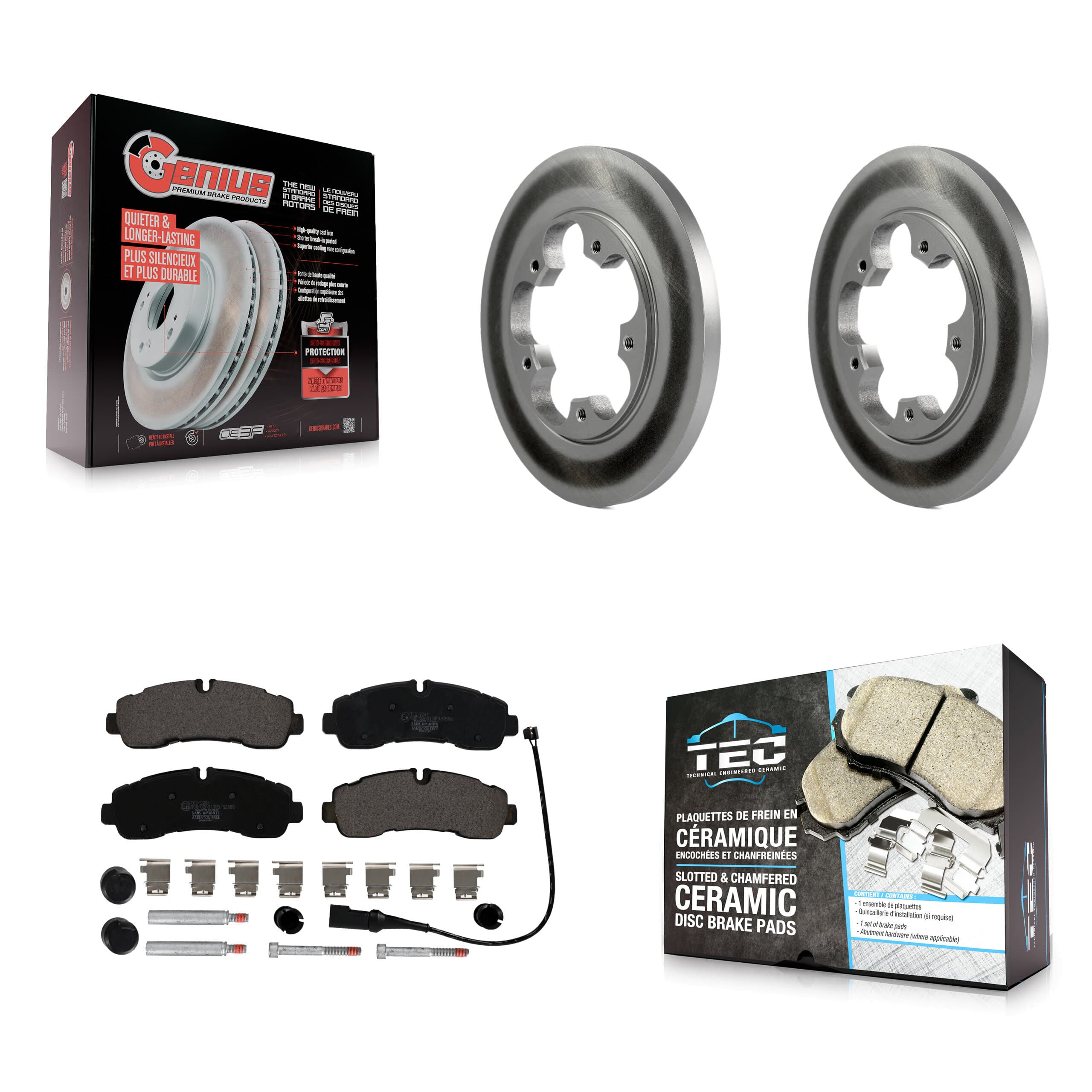 Transit Auto - KGT-103061 - Rear Disc Brake Kits image 1